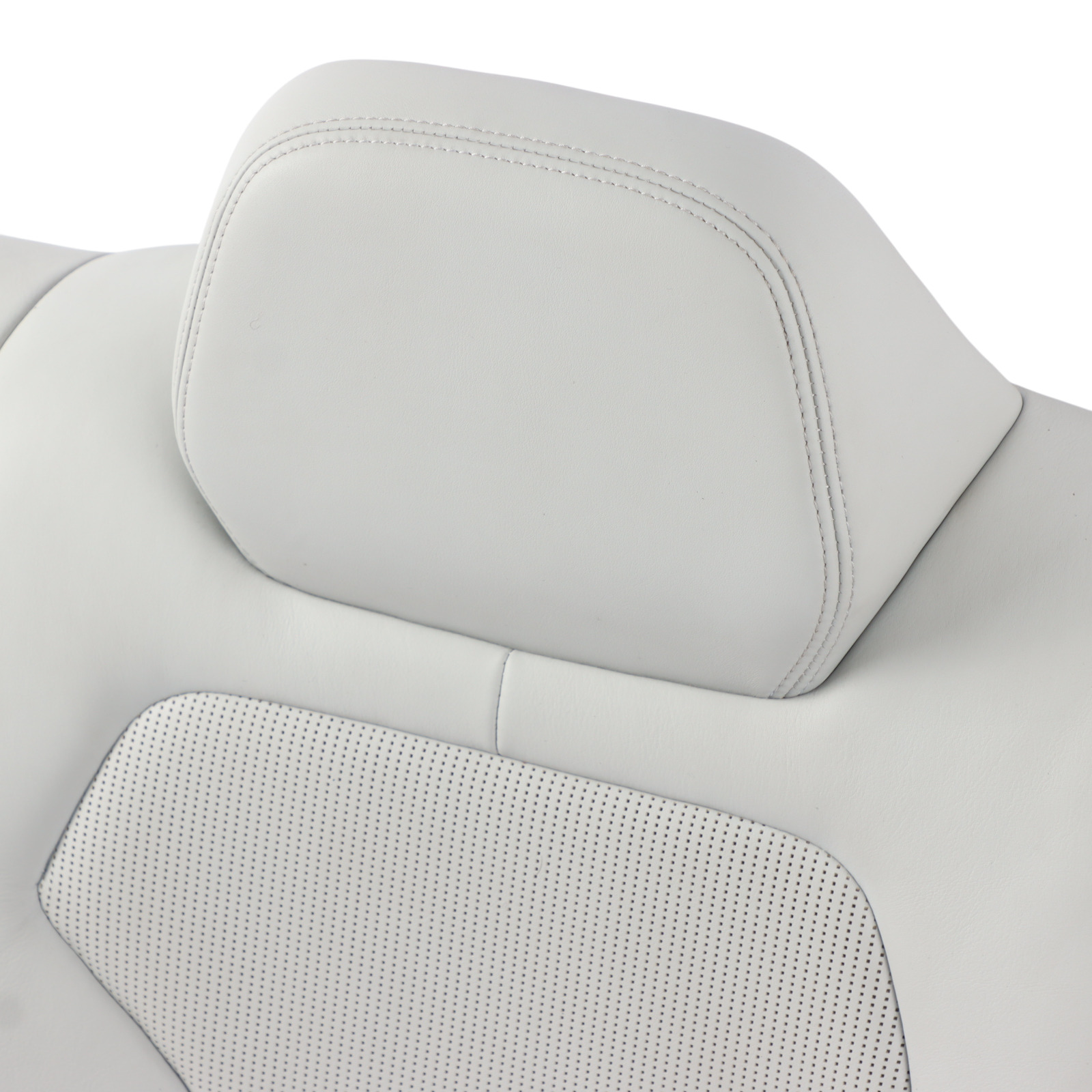 BMW F82 M4 Rear Seat Backrest Cover Left N/S Leather Merino Silverstone