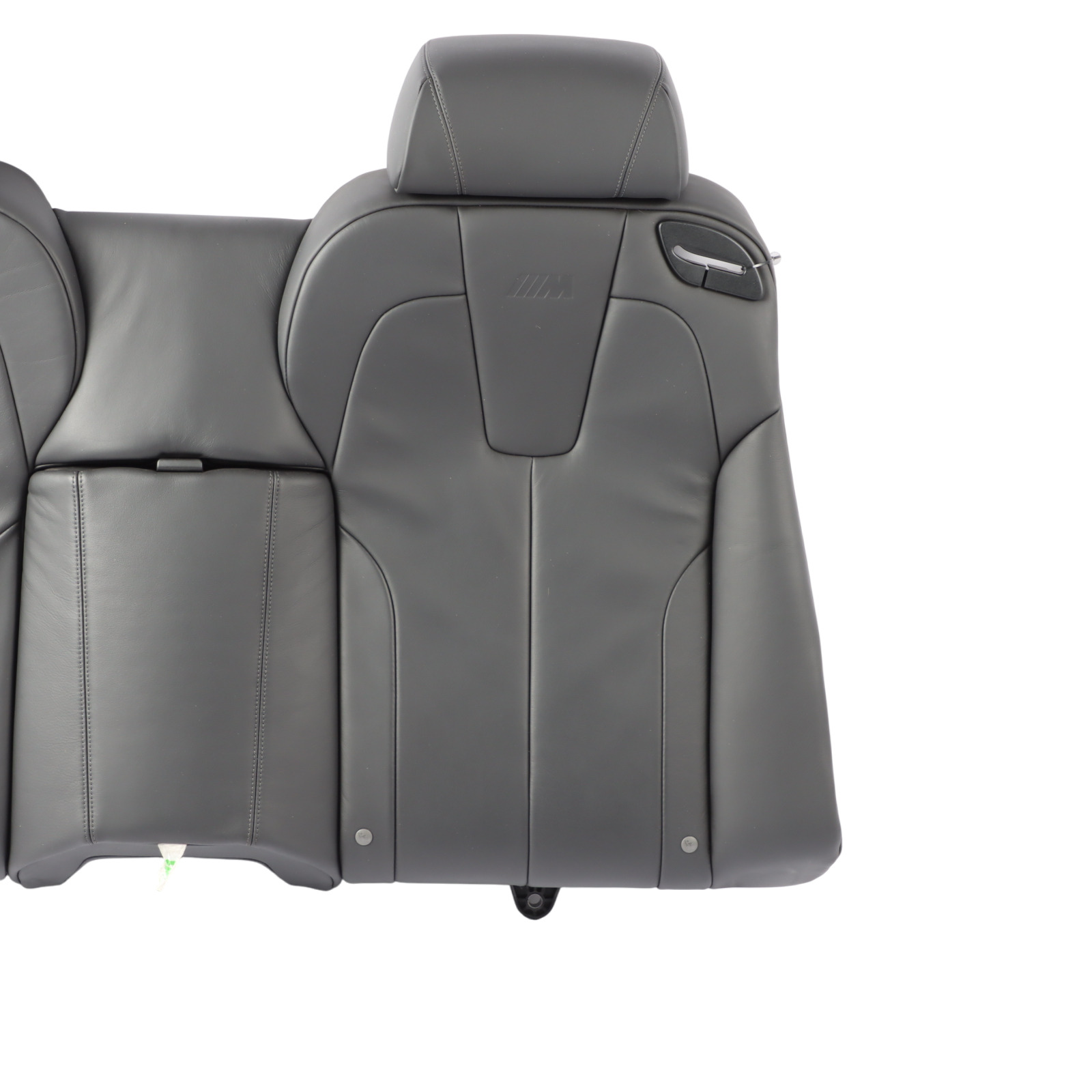 BMW F12 F13 M6 Rear Seat Backrest Bench Back Cover Leather Merino Black