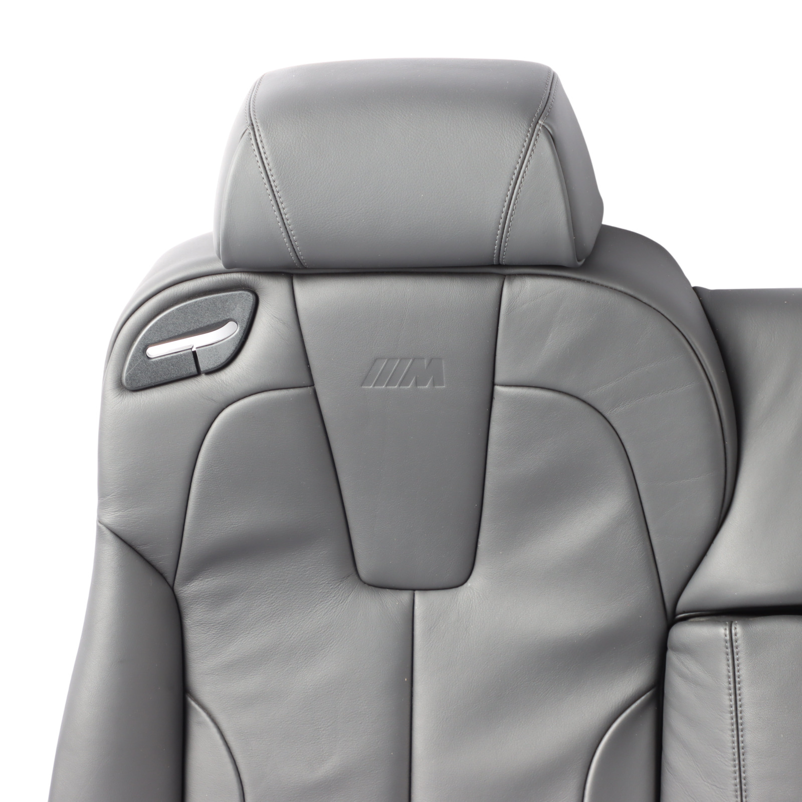 BMW F12 F13 M6 Rear Seat Backrest Bench Back Cover Leather Merino Black