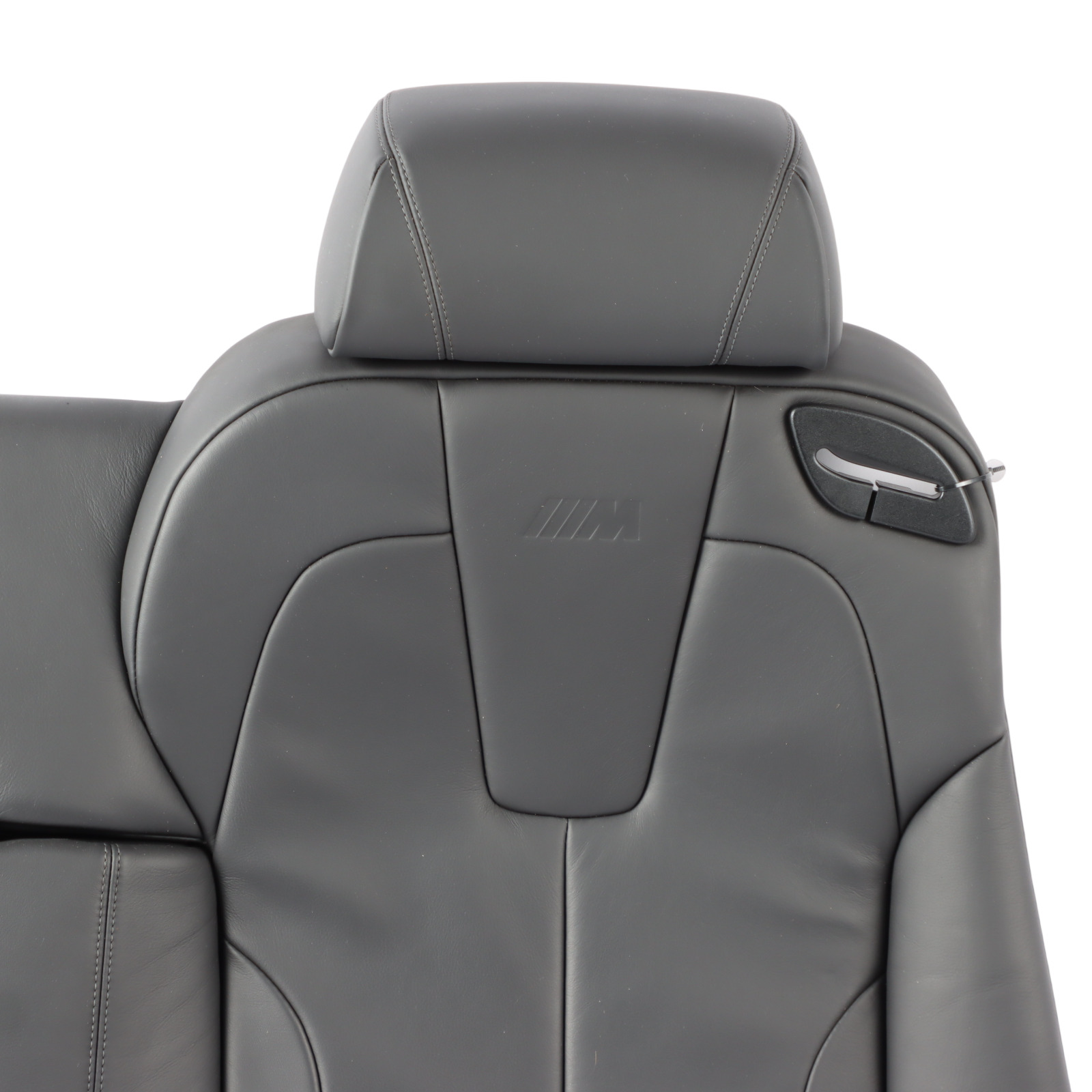 BMW F12 F13 M6 Rear Seat Backrest Bench Back Cover Leather Merino Black