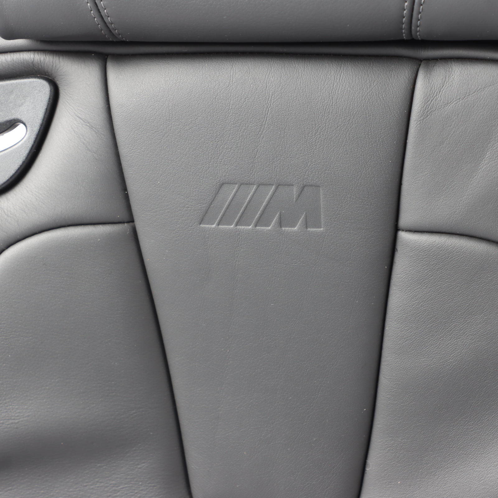 BMW F12 F13 M6 Rear Seat Backrest Bench Back Cover Leather Merino Black