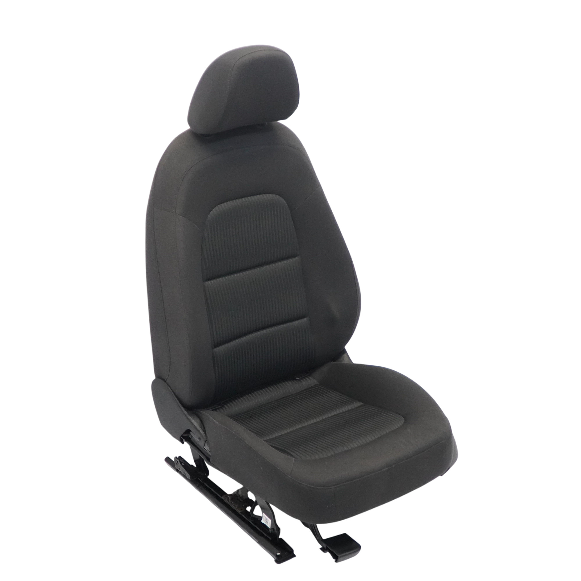 Audi A4 B8 Front Seat Left N/S Interior Cloth Fabric Black Soul