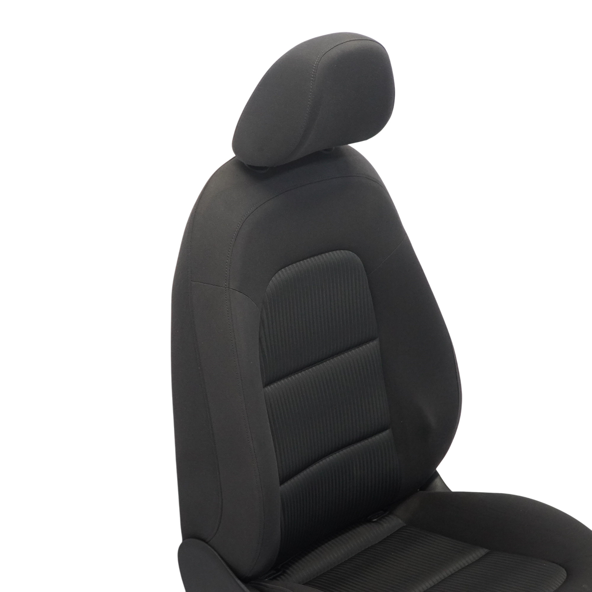 Audi A4 B8 Front Seat Left N/S Interior Cloth Fabric Black Soul