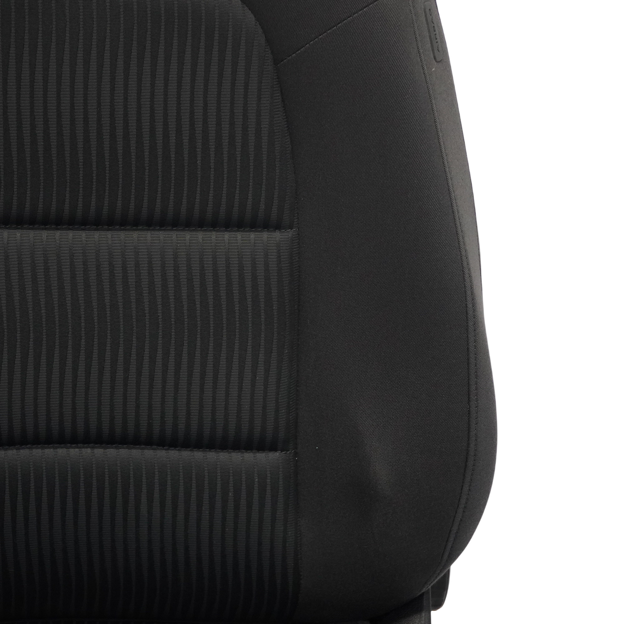 Audi A4 B8 Front Seat Left N/S Interior Cloth Fabric Black Soul