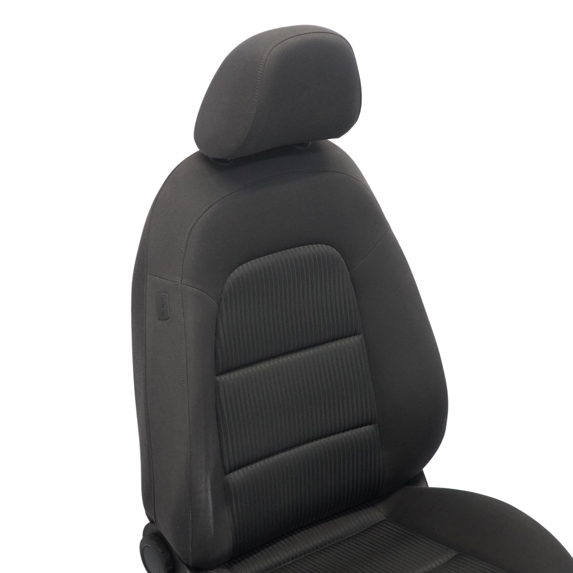 Audi A4 B8 Front Seat Right O/S Interior Cloth Fabric Black Soul