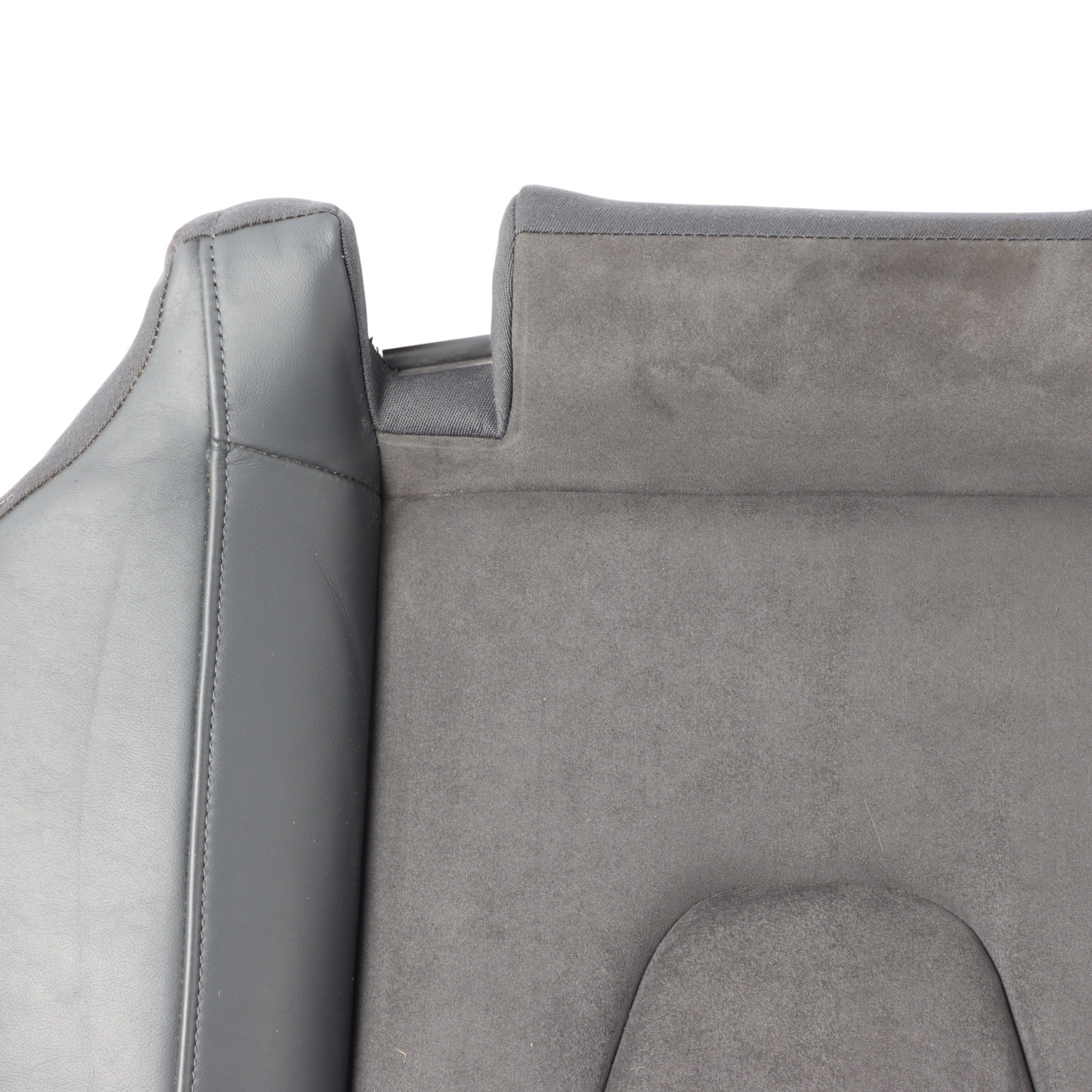 Audi RS4 B8 Rear Seat Bench Cover Black Leather Alcantara 8K0885405AP