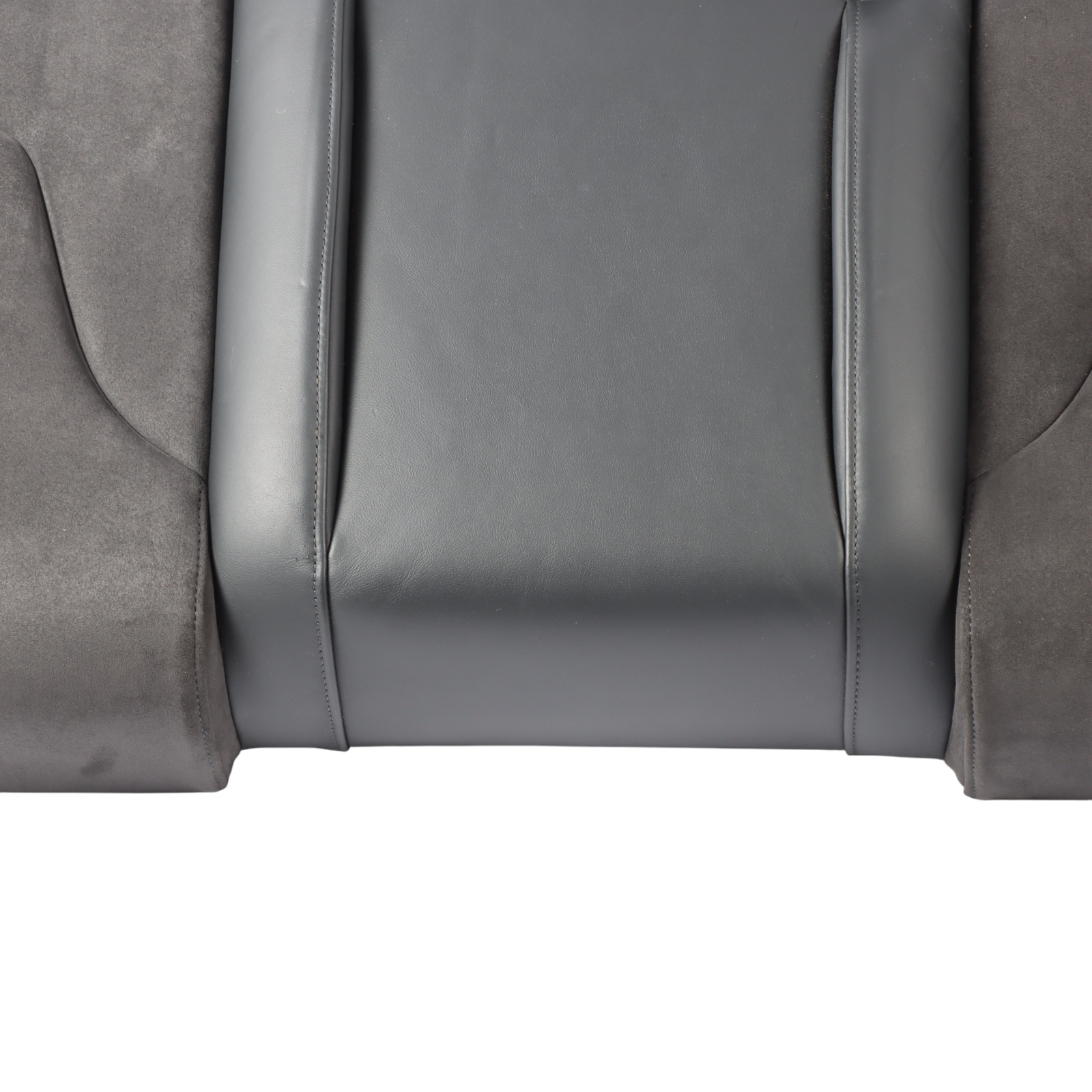 Audi RS4 B8 Rear Seat Bench Cover Black Leather Alcantara 8K0885405AP