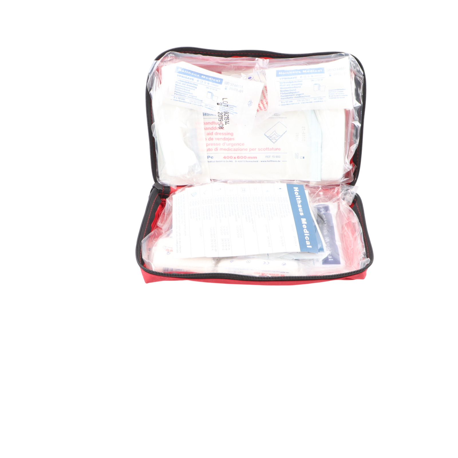 Audi RS4 B8 Universal First Aid Emergency Medical Kit Red Pouch 8P0860282G