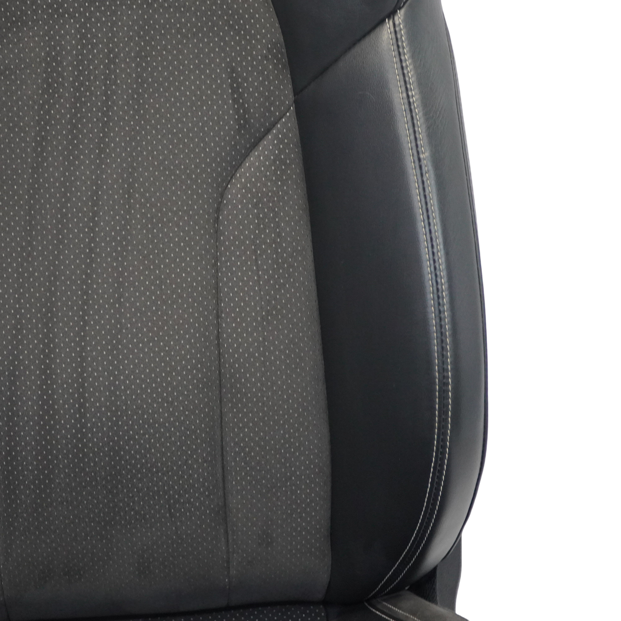 Audi Q3 8U Sport Seat Front Right O/S S-Line Heated Half Leather Black Silver