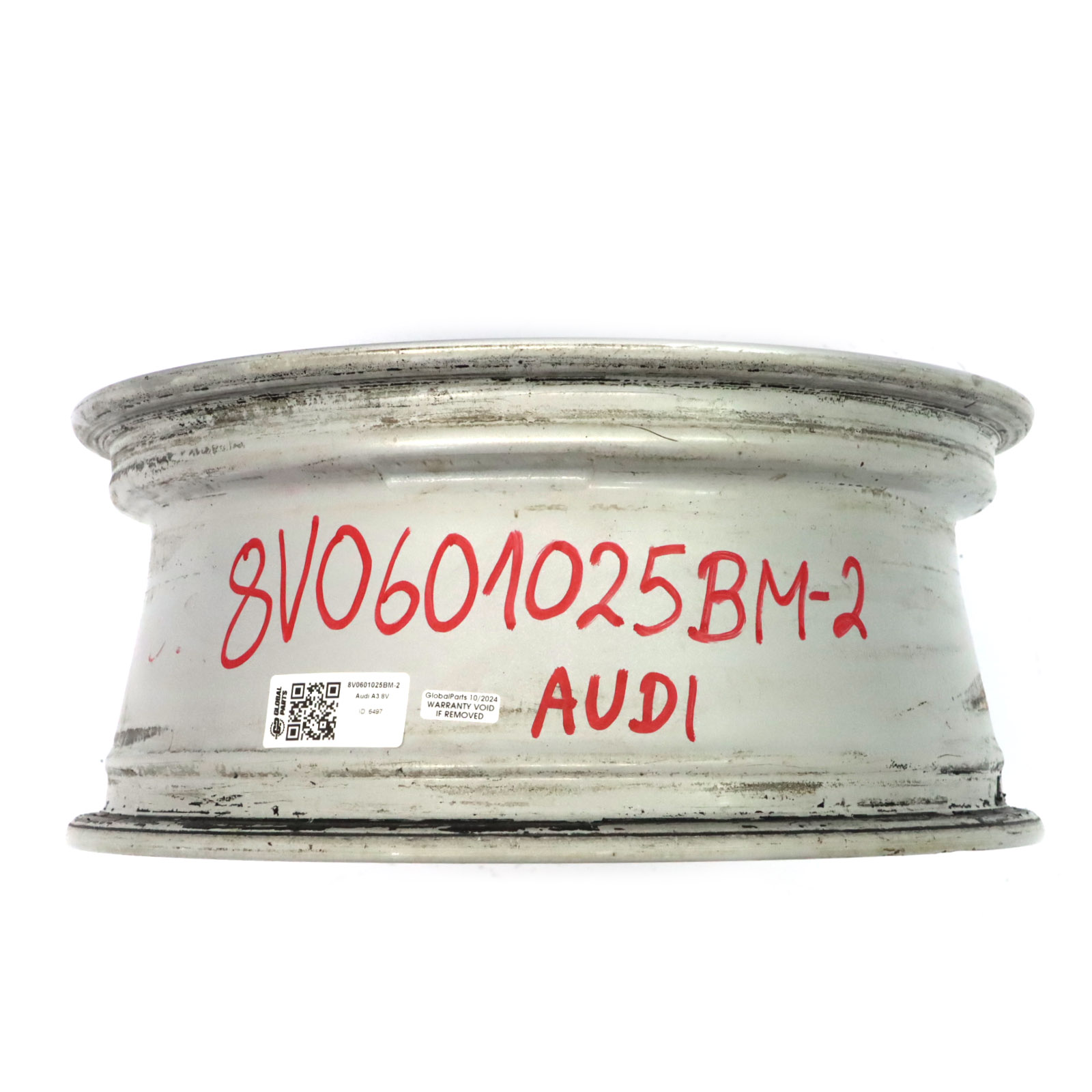 Audi A3 8V Silver Wheel Alloy Rim 16" 6.5J ET46 8V0601025BM