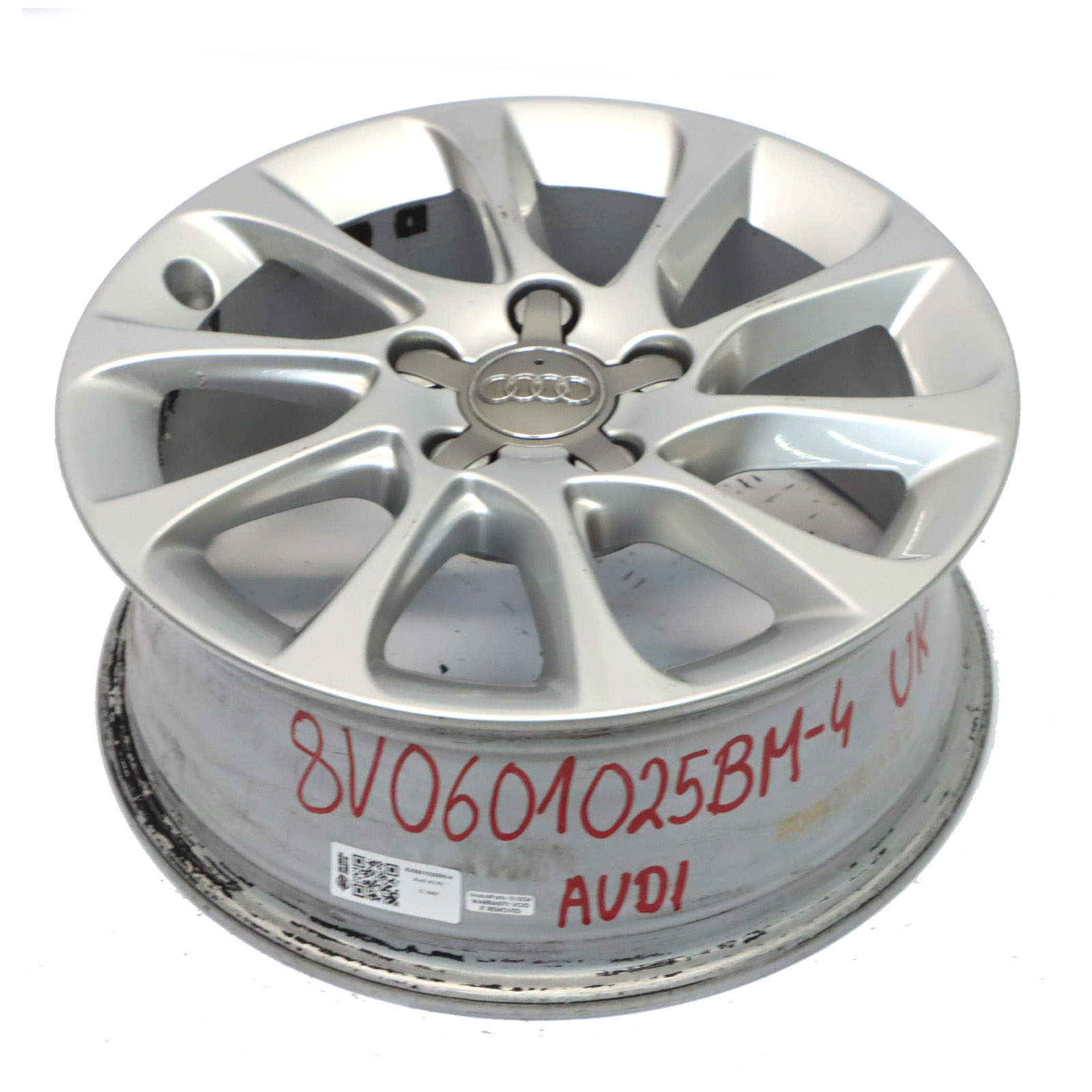 Audi A3 8V Silver Wheel Alloy Rim 16" 6.5J ET46 8V0601025BM