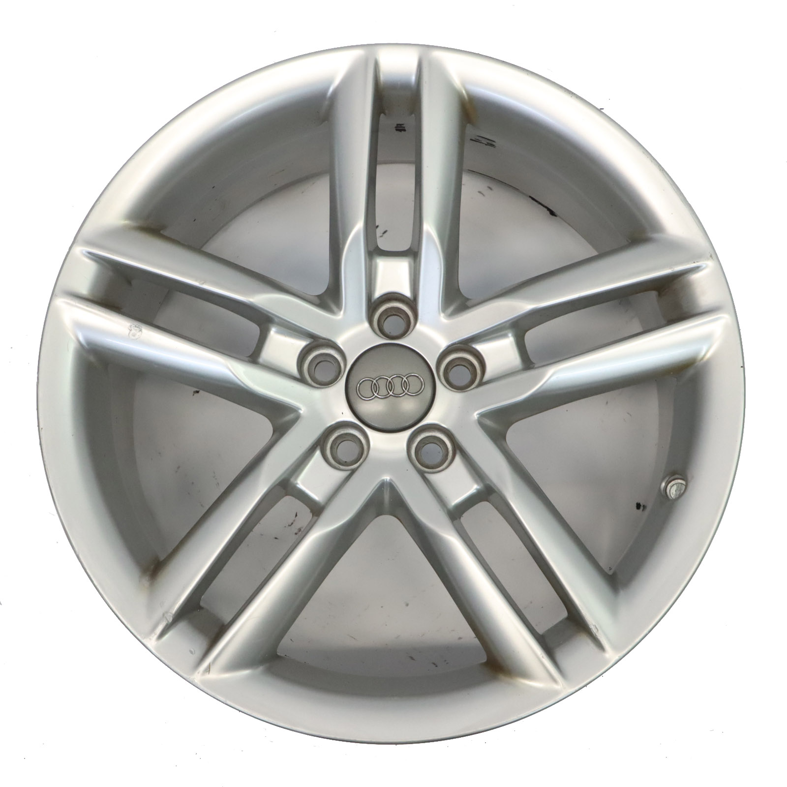 Audi A1 8X Silver Alloy Wheel Rim 17" 7.5J ET36 Double Star Spoke 8X0601025K