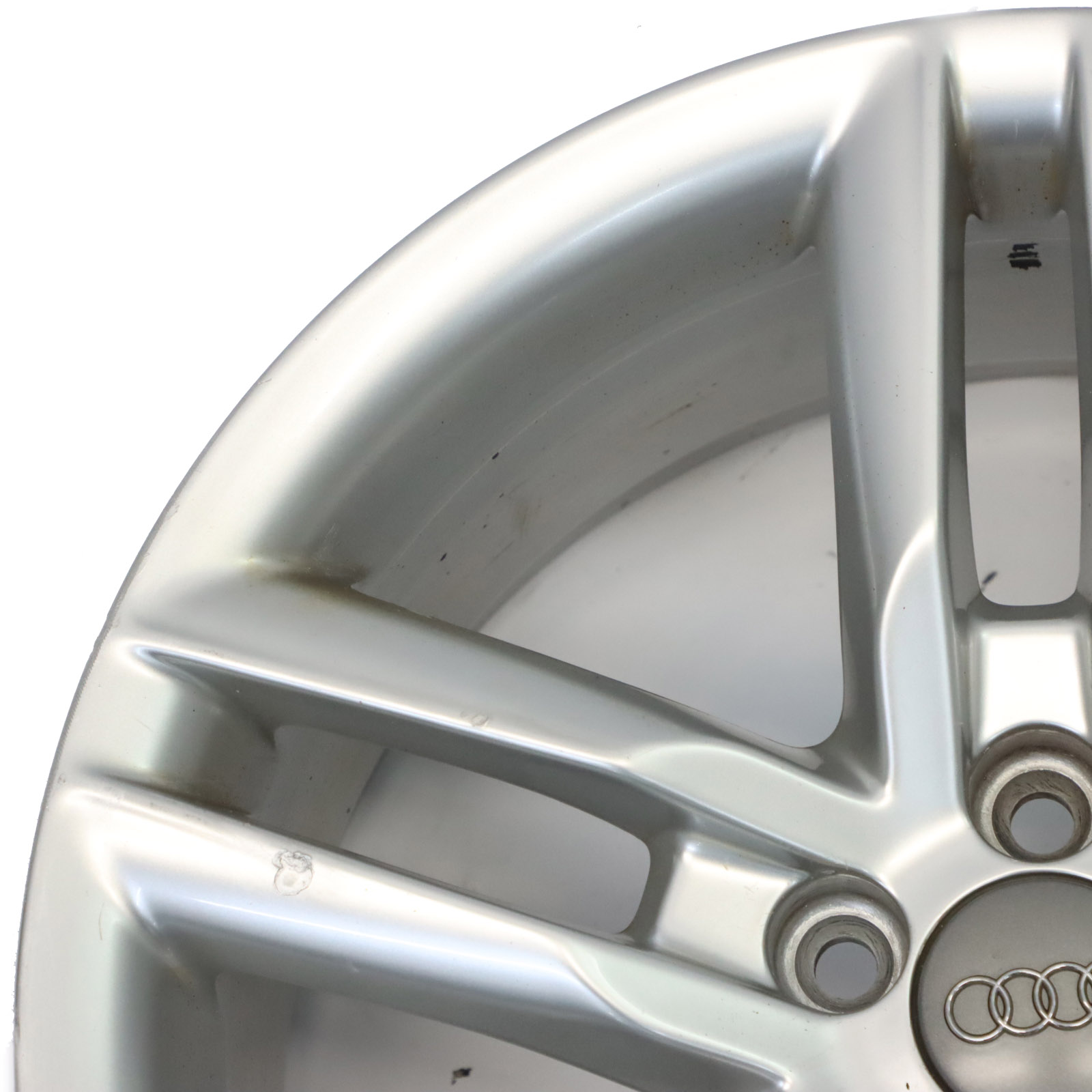 Audi A1 8X Silver Alloy Wheel Rim 17" 7.5J ET36 Double Star Spoke 8X0601025K