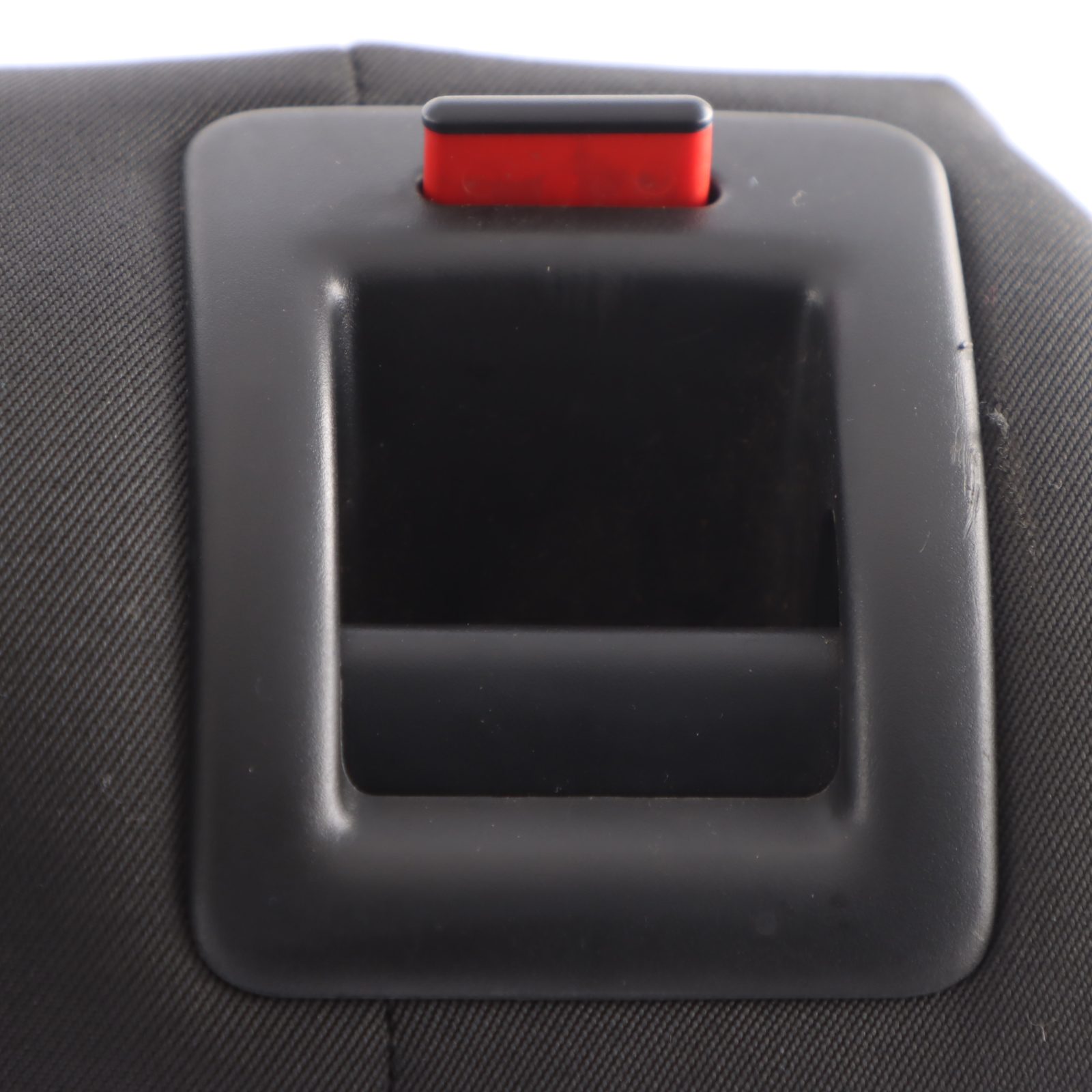 Audi A1 8X Seat Backrest Half Leather Cloth Soul Black Grey Rear Left N/S 