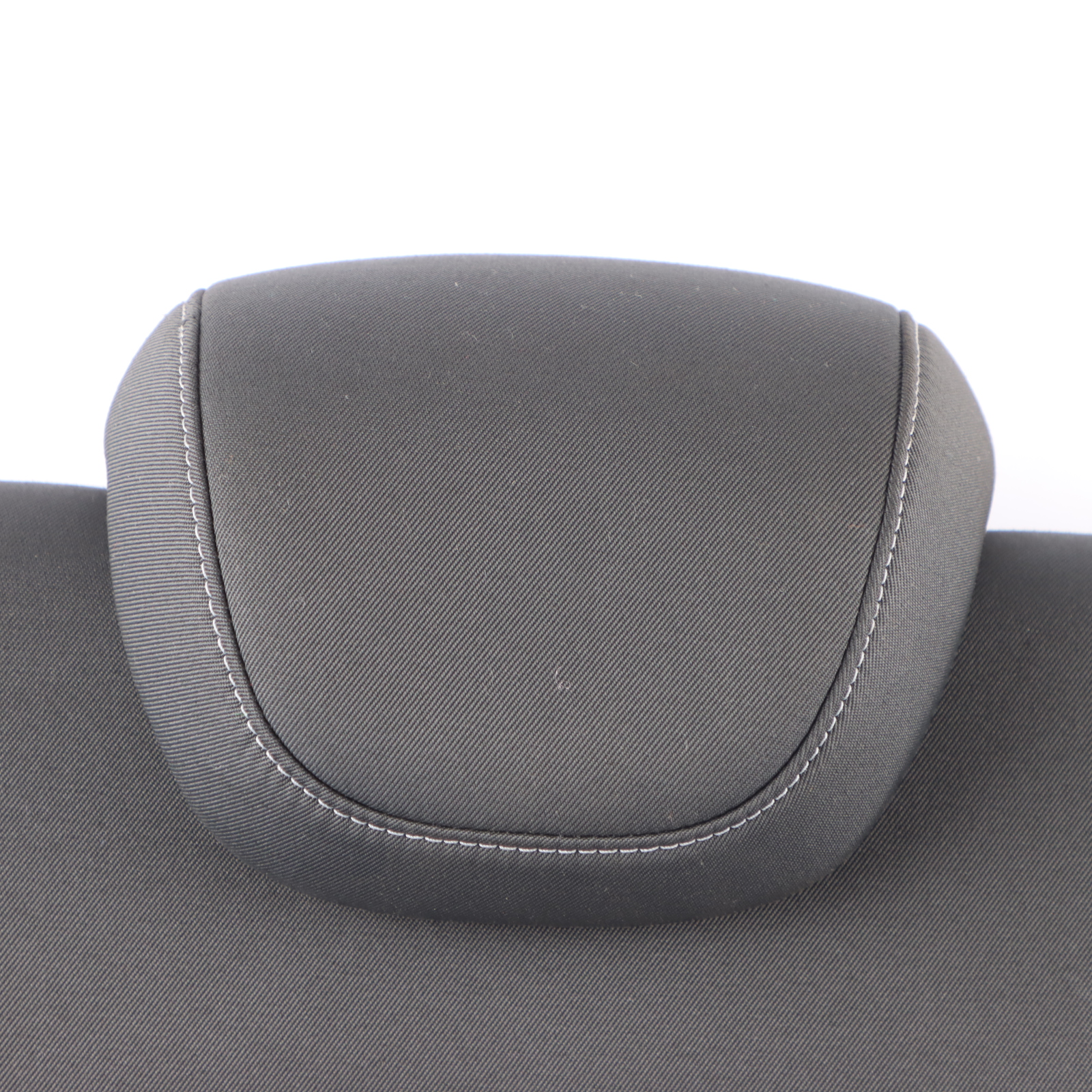 Audi A1 8X Seat Backrest Half Leather Cloth Soul Black Grey Rear Left N/S 