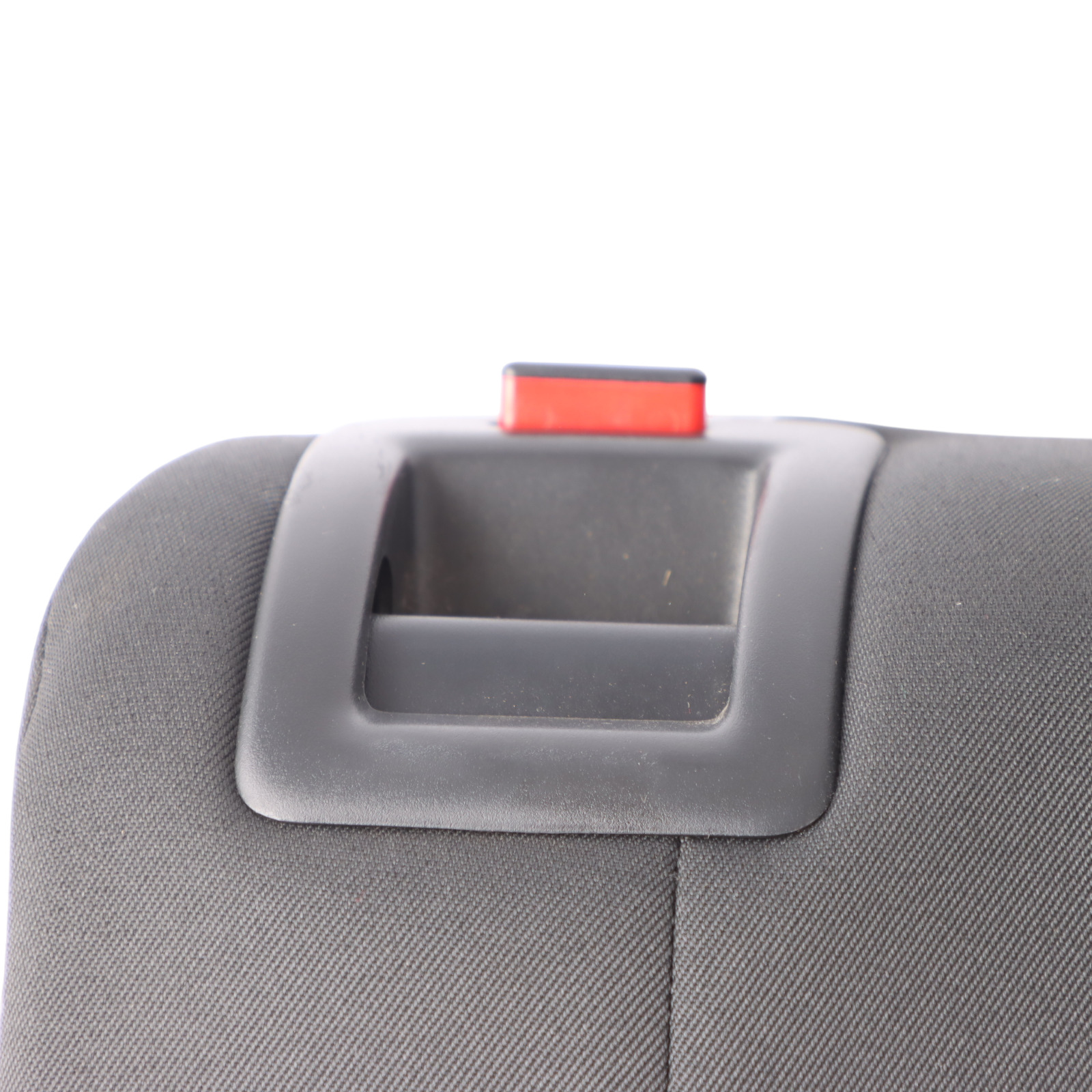 Audi A1 8X Seat Backrest Half Leather Cloth Soul Black Grey Rear Right O/S 