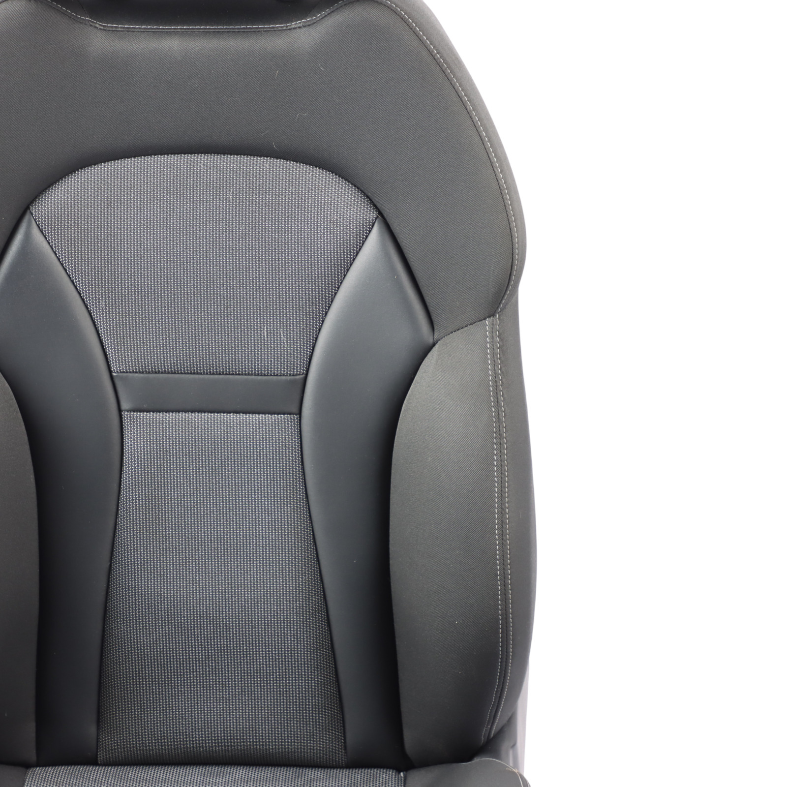 Audi A1 8X 5 Door Sport Seat Front Right O/S Cloth Fabric Black Soul Grey