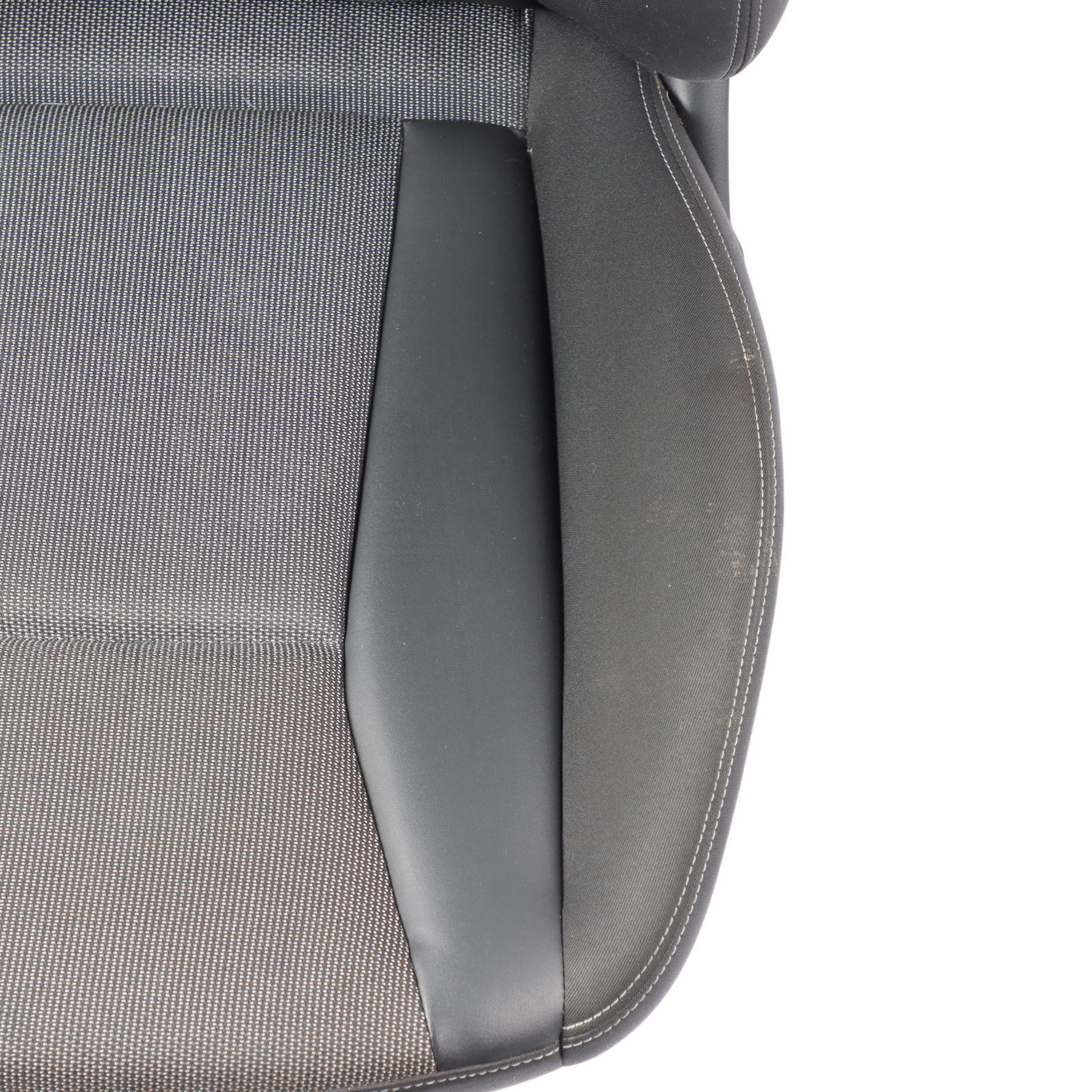 Audi A1 8X 5 Door Sport Seat Front Right O/S Cloth Fabric Black Soul Grey