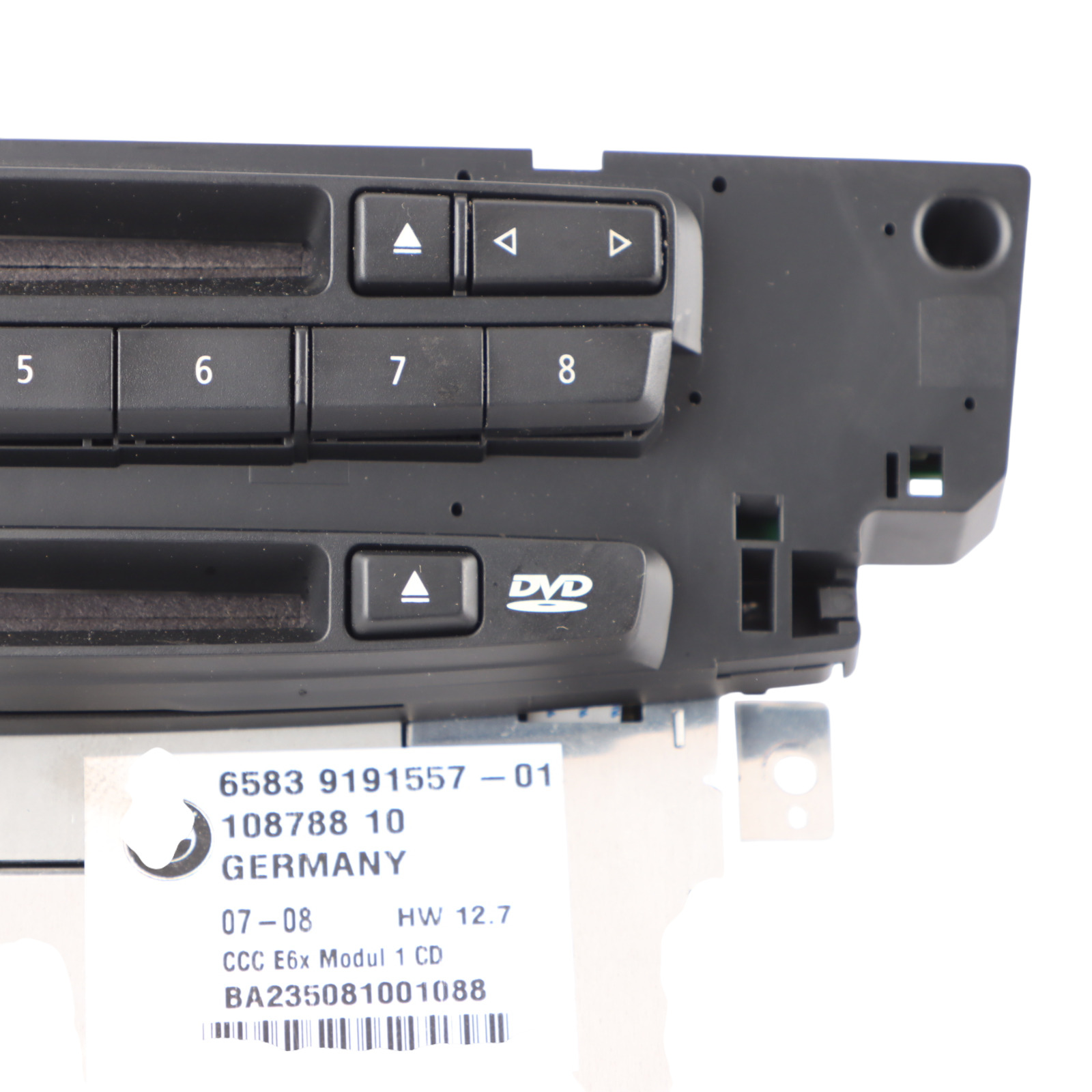 BMW E63 Head Unit Profesional CCC Radio Multimedia DVD Player Sat Nav 9191557