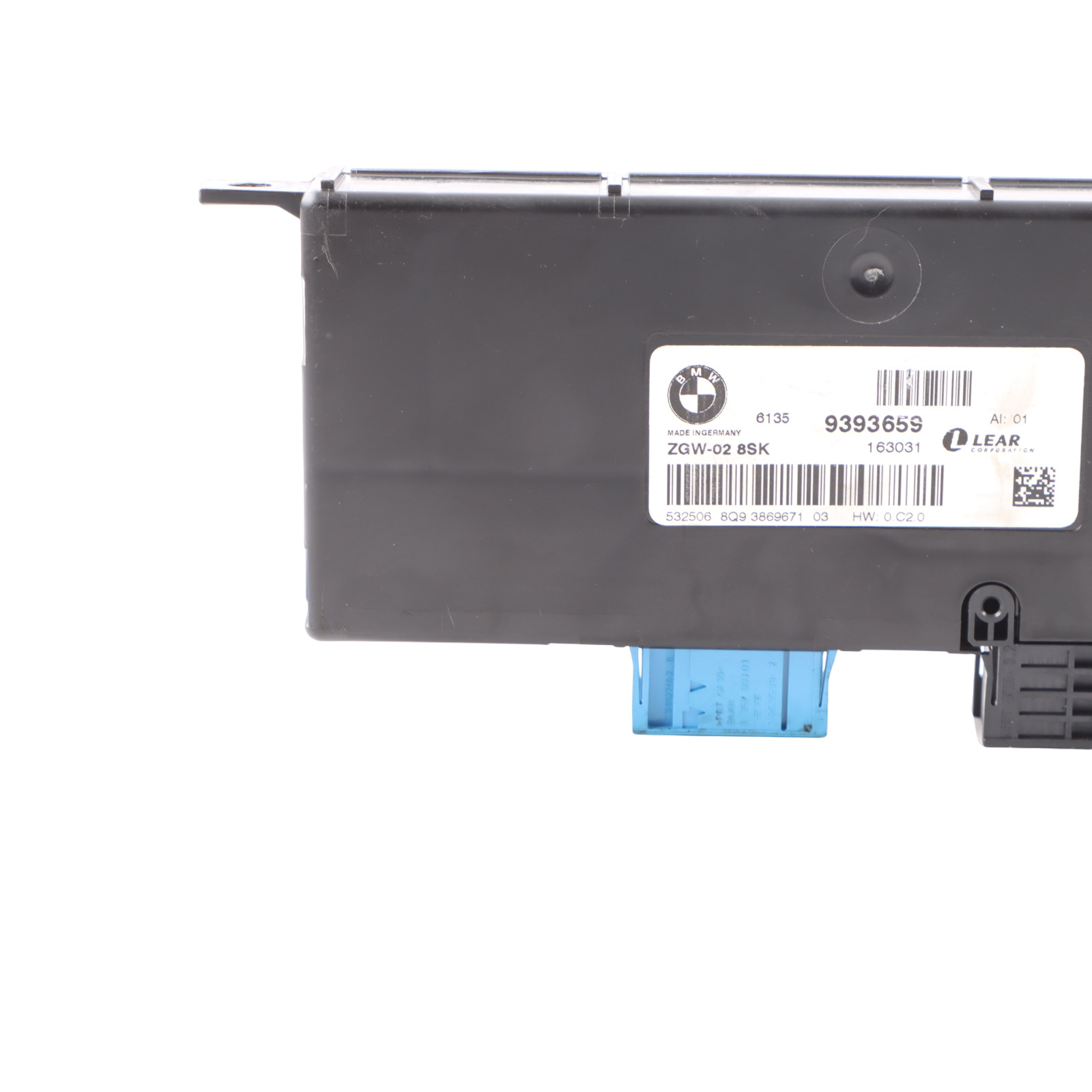 BMW F13 Central Gateway Control Lear Module Unit ECU 9393659