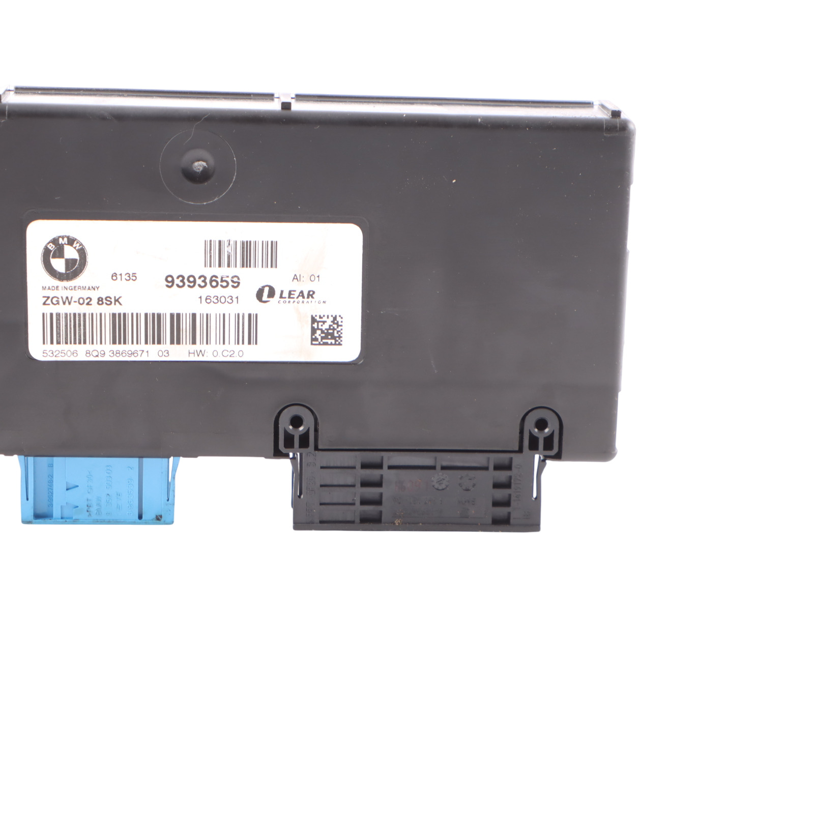 BMW F13 Central Gateway Control Lear Module Unit ECU 9393659