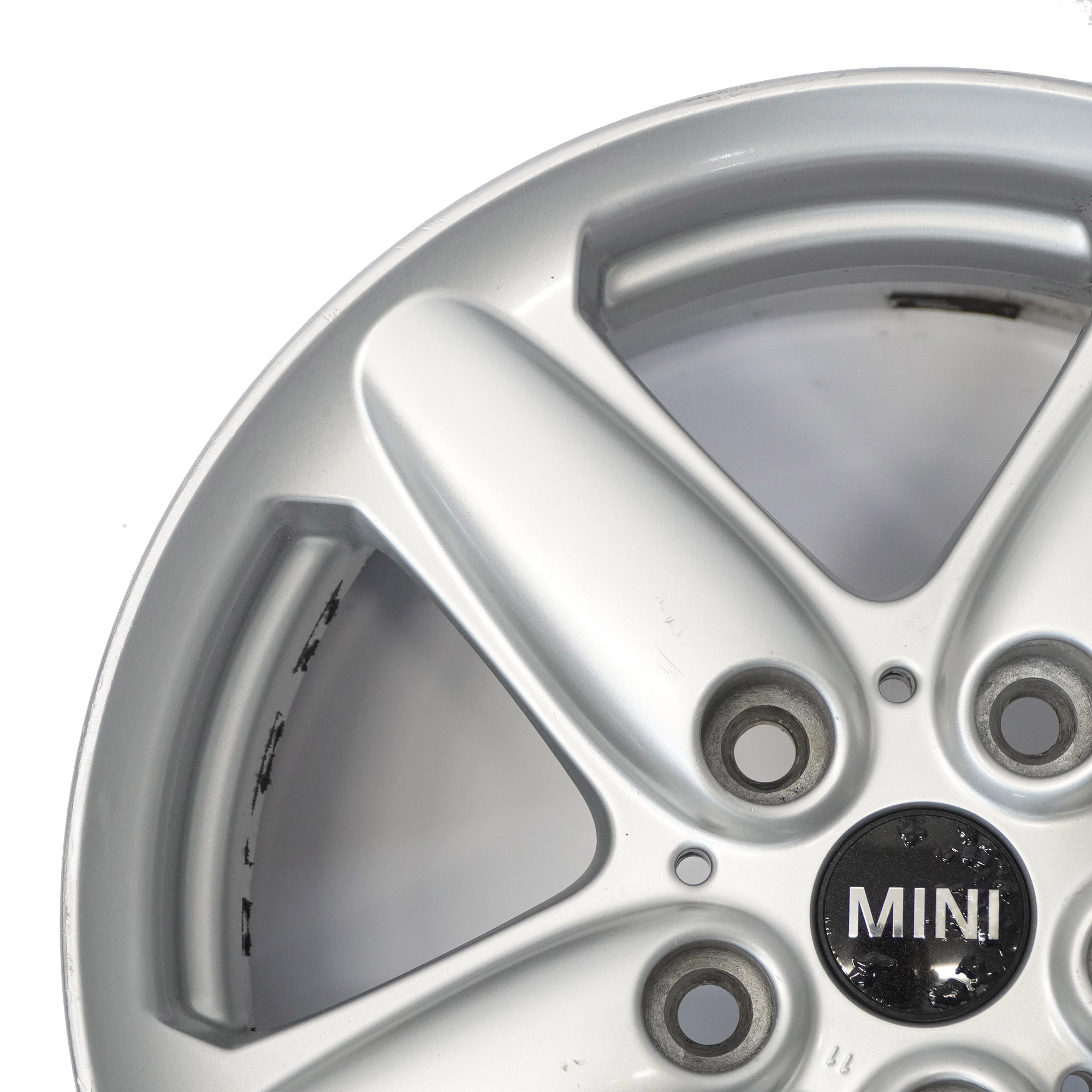 Mini Cooper R60 R61 Silver Wheel Alloy Rim 16" 6,5J 5-Star Single Spoke 124