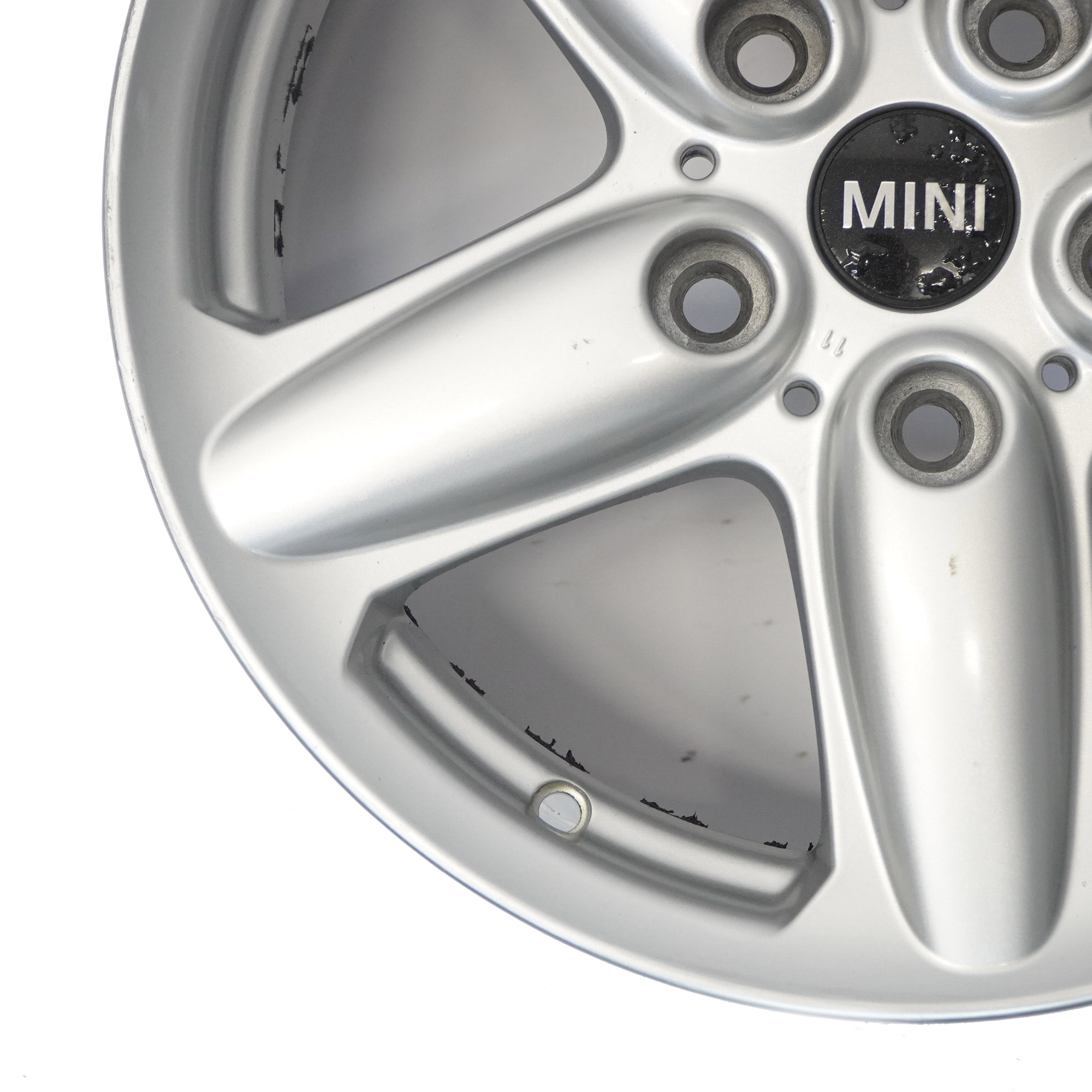 Mini Cooper R60 R61 Silver Wheel Alloy Rim 16" 6,5J 5-Star Single Spoke 124