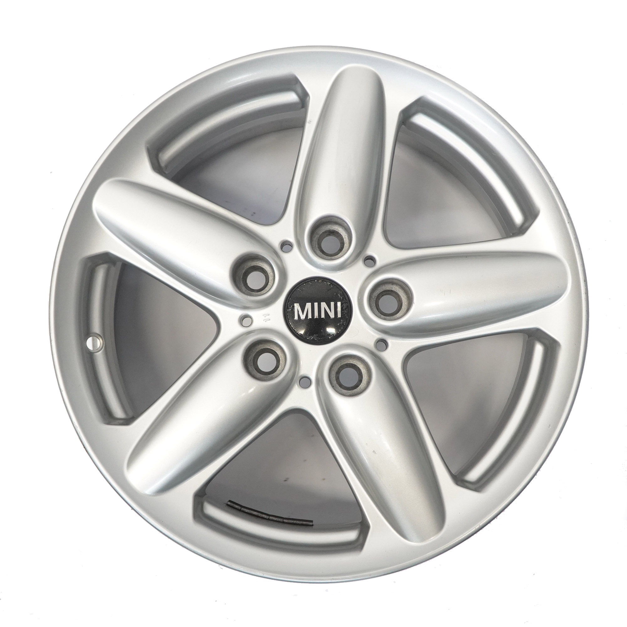 Mini Cooper R60 Silver Wheel Alloy Rim 16" ET:46 6,5J 5-Star Single Spoke 124