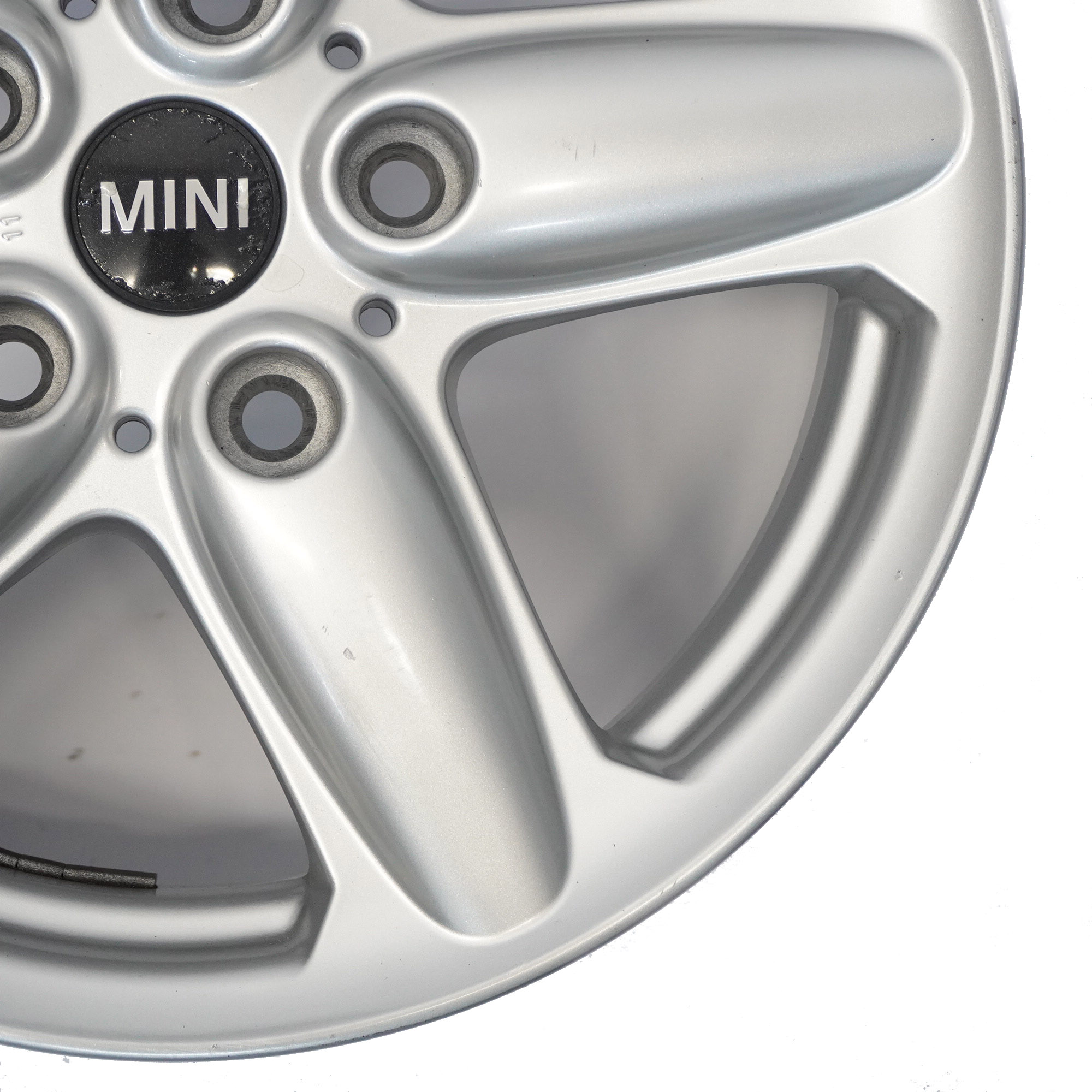 Mini Cooper R60 Silver Wheel Alloy Rim 16" ET:46 6,5J 5-Star Single Spoke 124