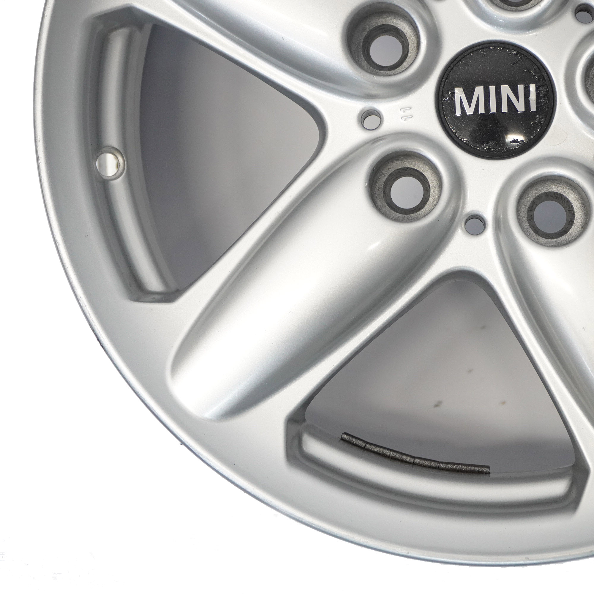 Mini Cooper R60 Silver Wheel Alloy Rim 16" ET:46 6,5J 5-Star Single Spoke 124