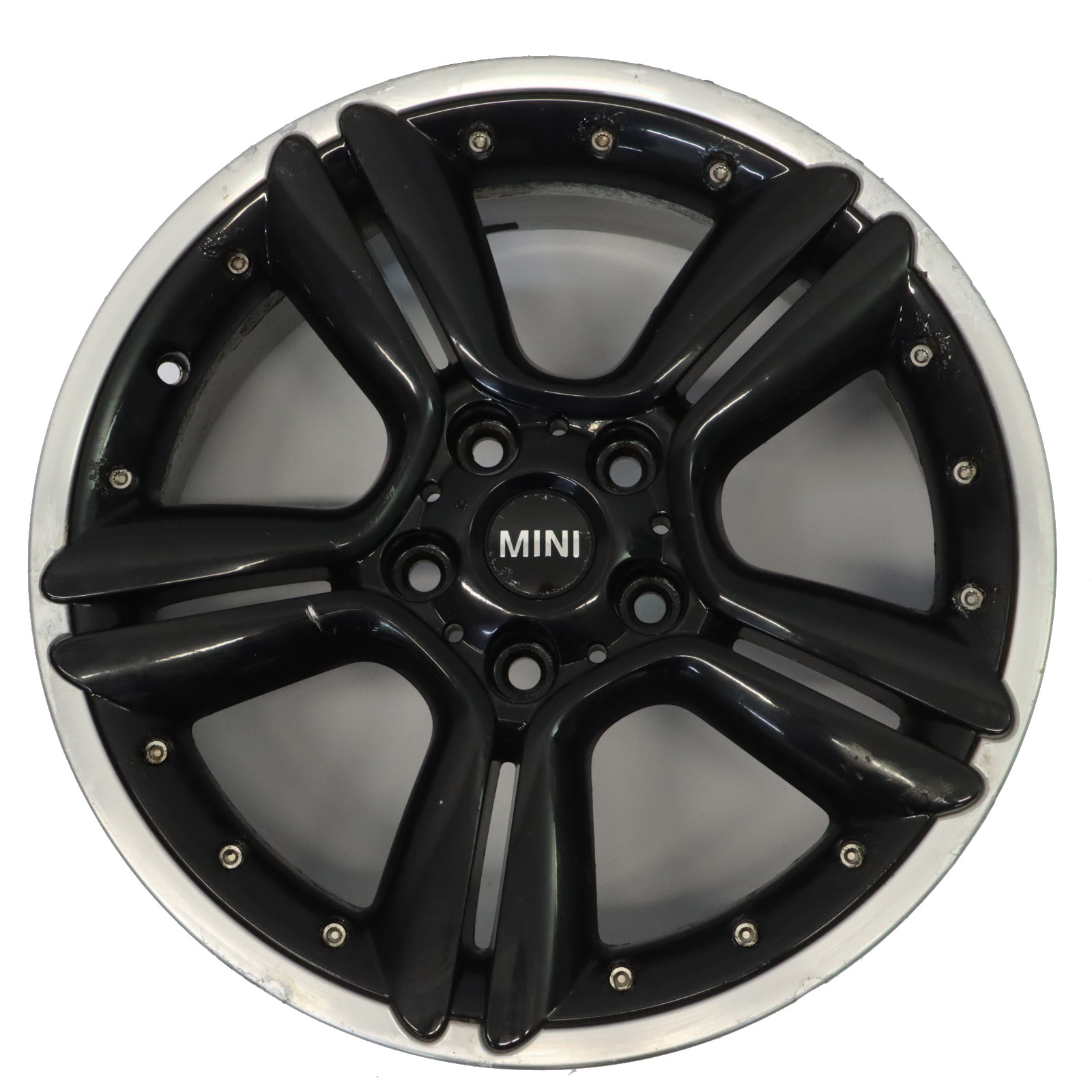 Mini Cooper R60 R61 Black Wheel Alloy Rim 18" ET:52 7,5J 5-Star Double Spoke 127