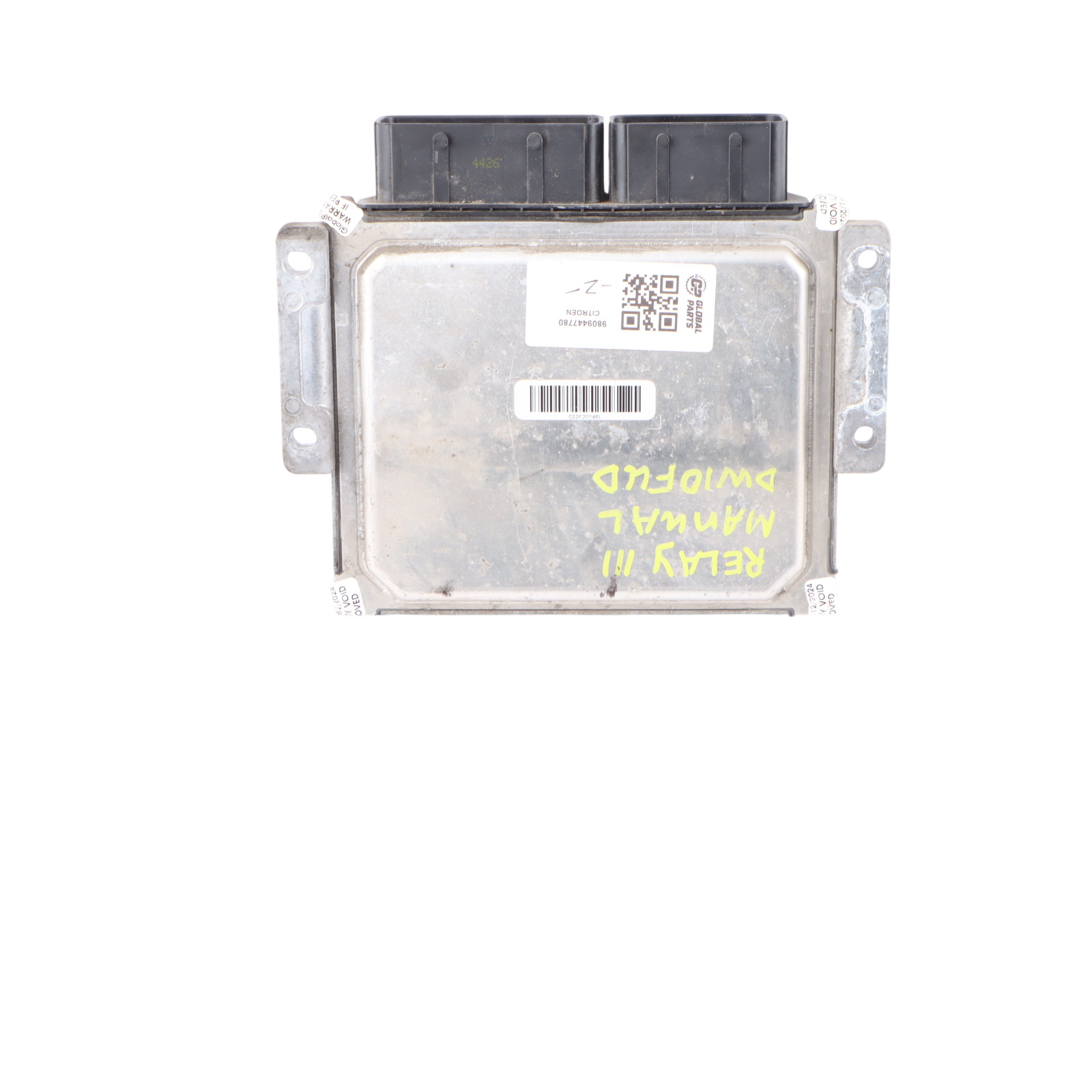 Citroen Relay III DW10FUD Engine Control Unit ECU 9809447780 Manual