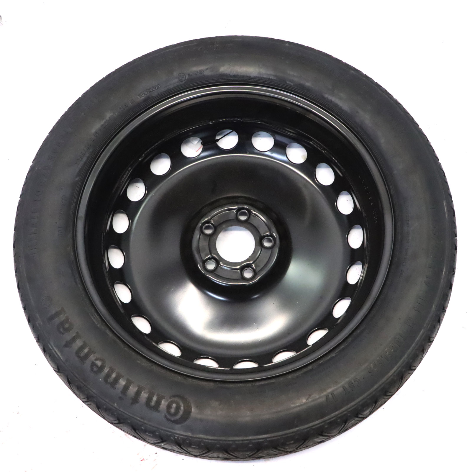 Mercedes ML W166 Spare Wheel 4,5J ET:40 Tyre Continental R19 155/80 A1644000102