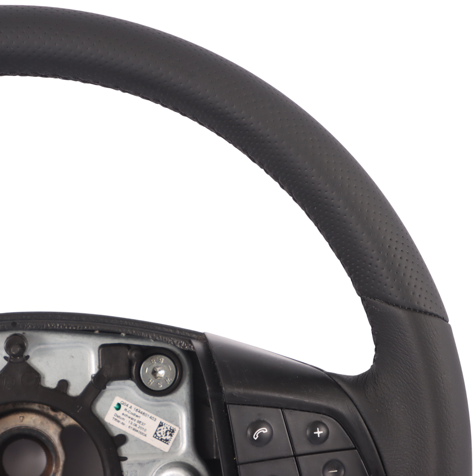 Mercedes W245 NEW Black Leather Steering Wheel with Black Threads