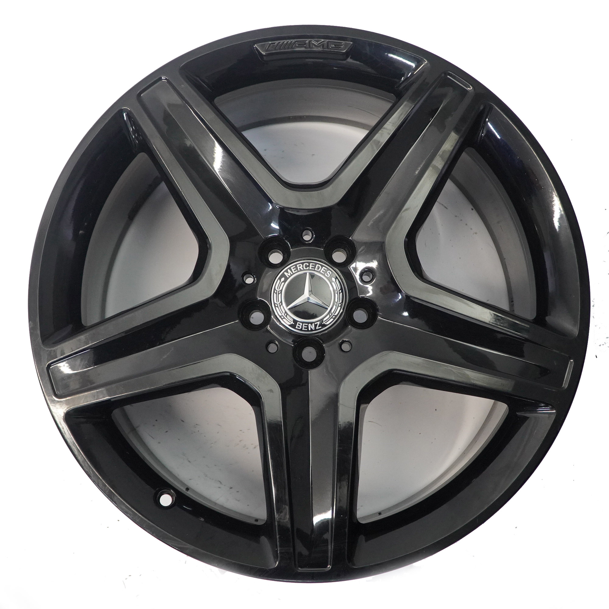 Mercedes ML W166 Black AMG Alloy Wheel Rim 20" 5 Spoke 9J ET:57 A1664012002