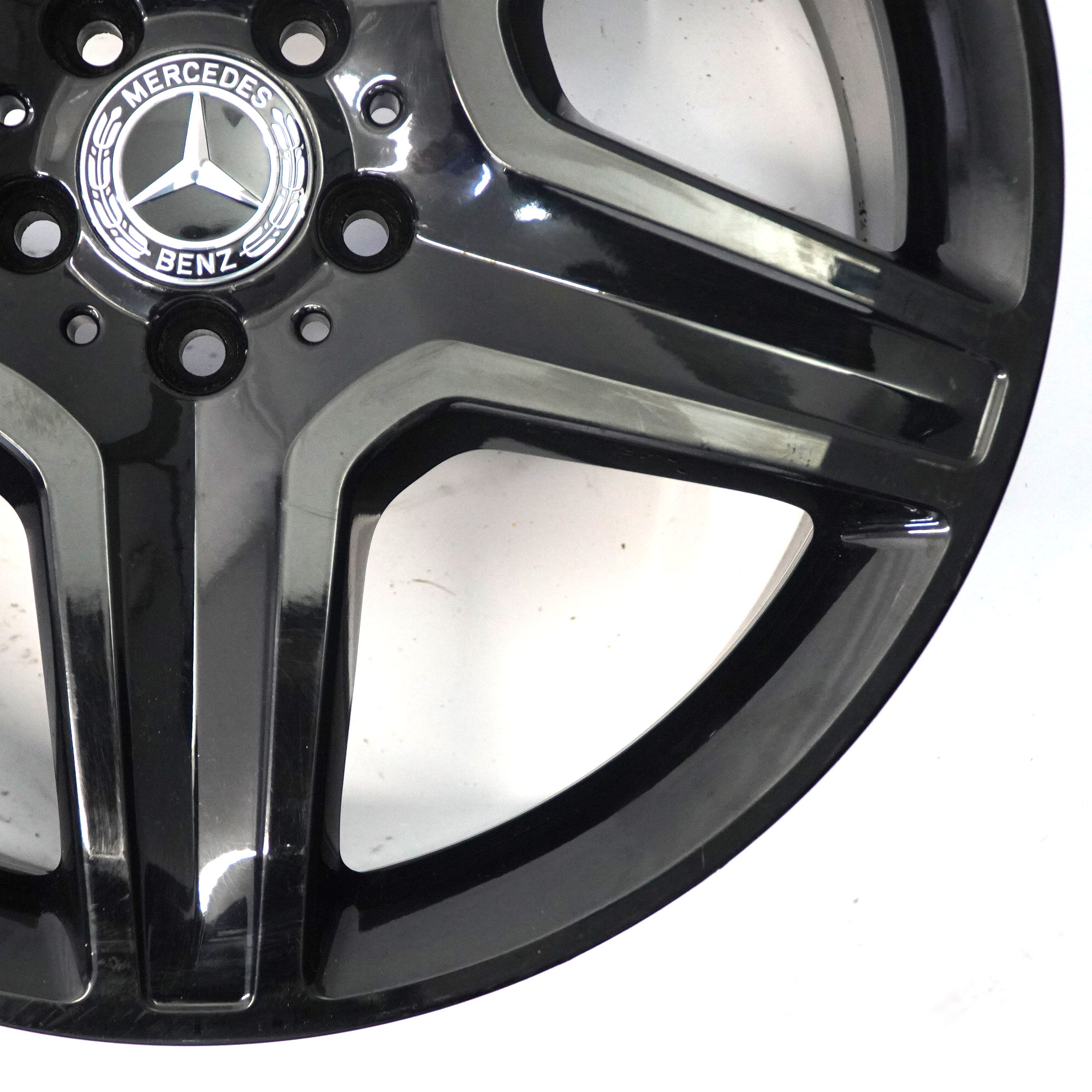 Mercedes ML W166 Black AMG Alloy Wheel Rim 20" 5 Spoke 9J ET:57 A1664012002