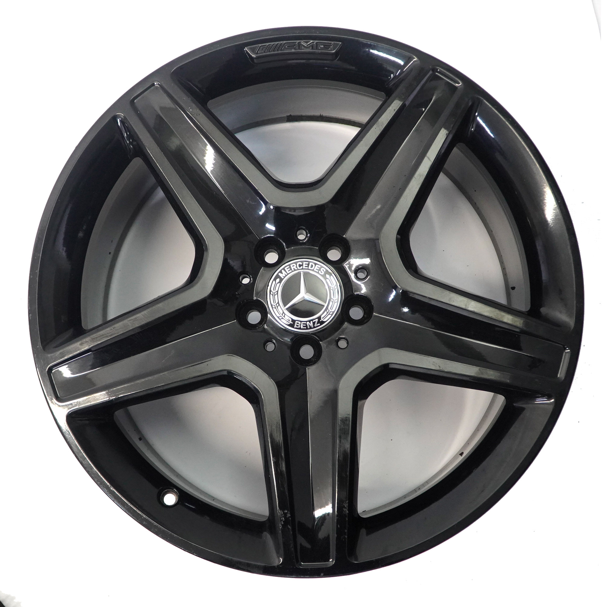 Mercedes ML W166 AMG Black Alloy Wheel Rim 20" 5 Spoke 9J ET:57 A1664012002