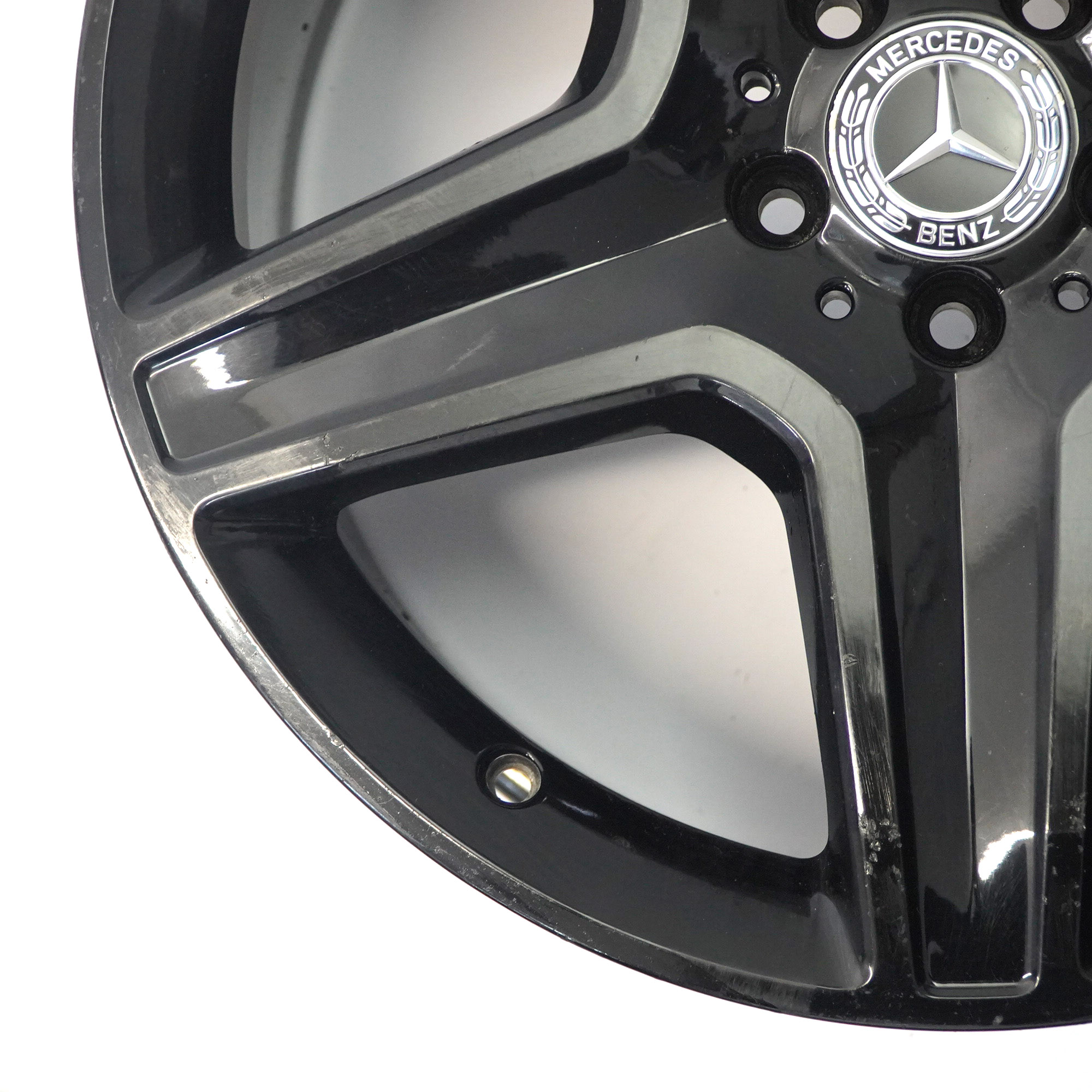 Mercedes ML W166 AMG Black Alloy Wheel Rim 20" 5 Spoke 9J ET:57 A1664012002