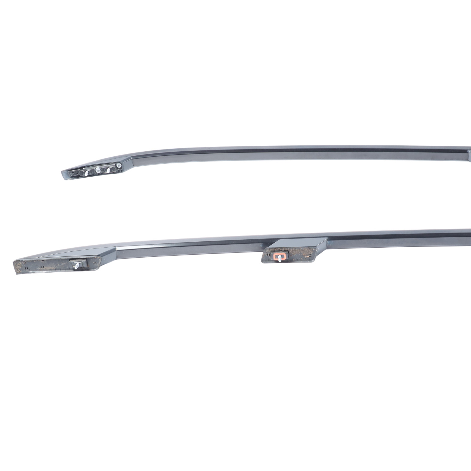 Mercedes ML W166 Roof Railing Left Right N/O/S Rack Trim Set Black