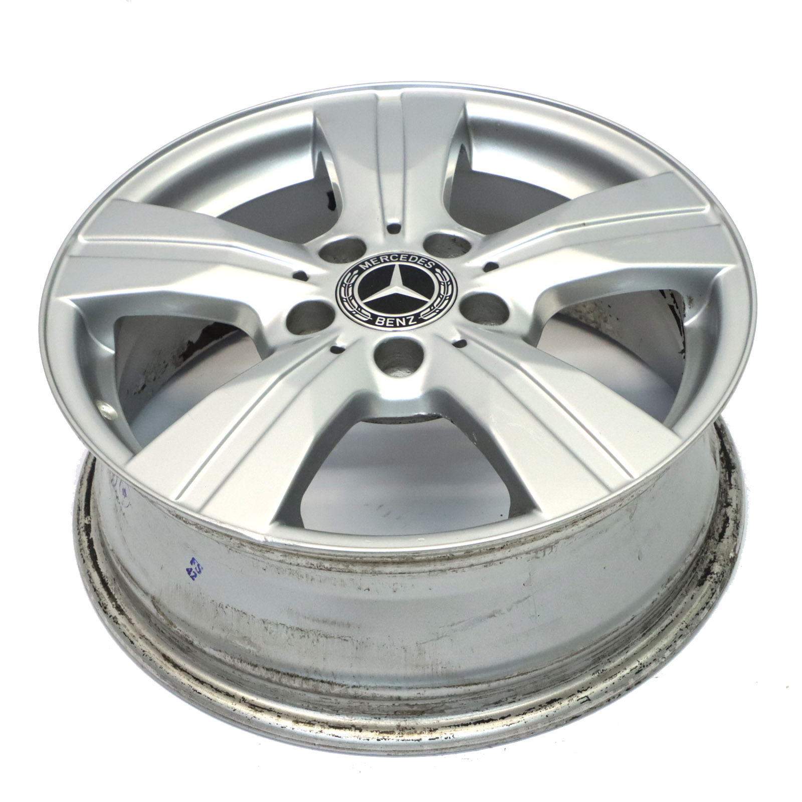 Mercedes W169 W245 Silver Alloy Wheel Rim 16" 6J ET:46 A1694012202