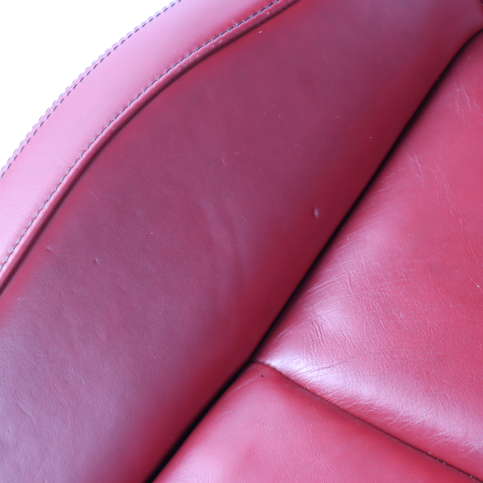 Mercedes SLK R172 Seat Front Left N/S Interior Red Leather 