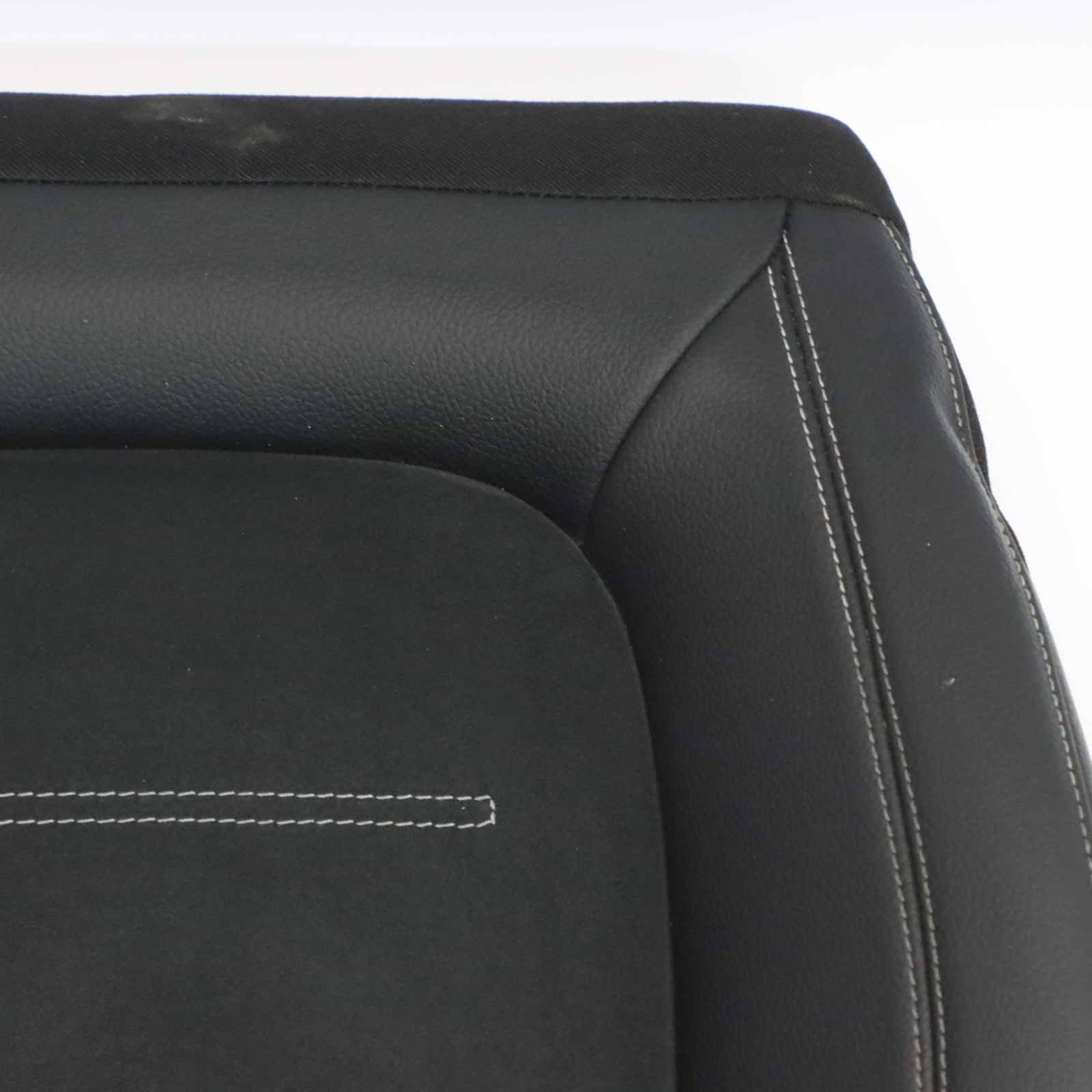 Mercedes H243 Front Seat Cover Cushion Left N/S Imitation Leather Fabric Black