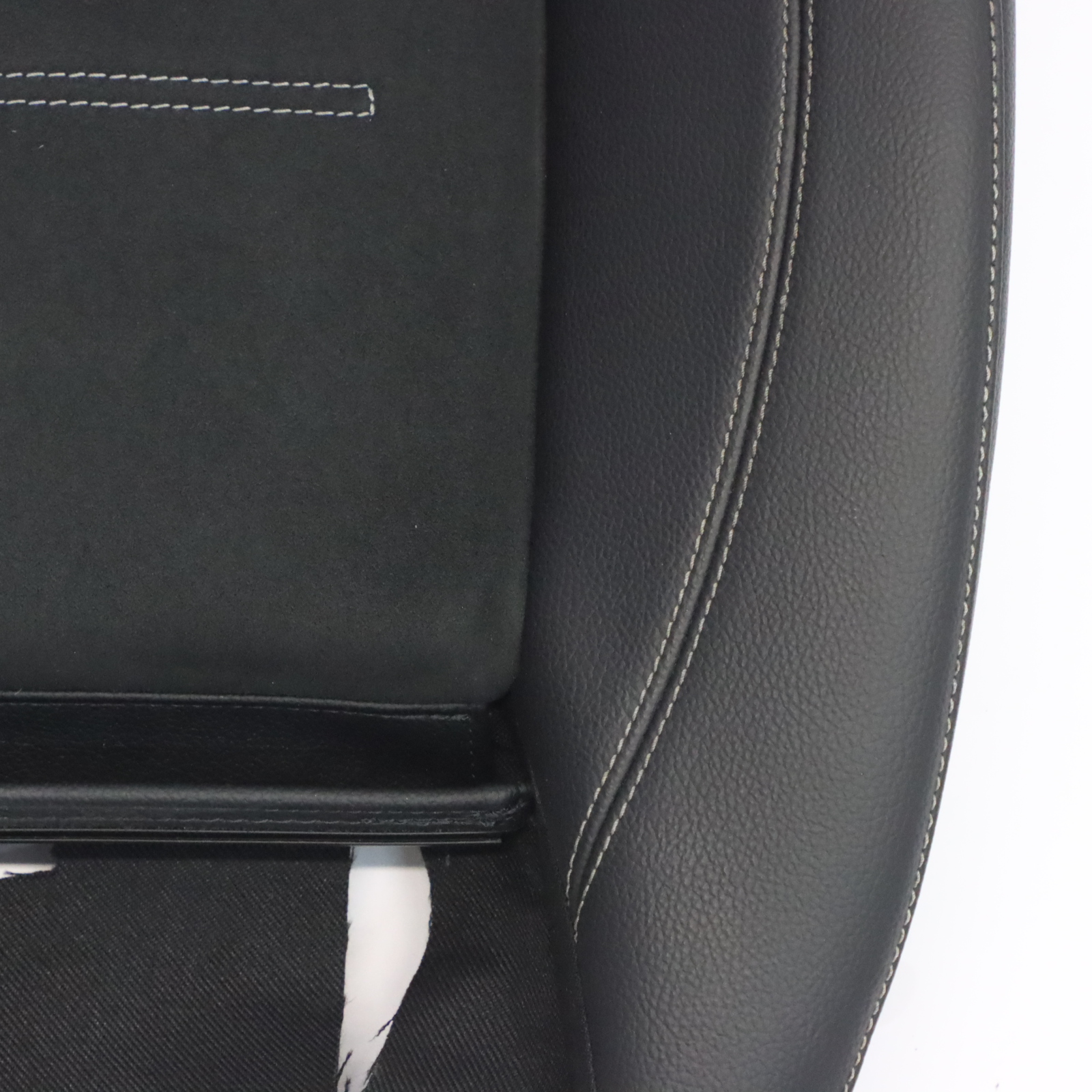 Mercedes H243 Front Seat Cover Cushion Left N/S Imitation Leather Fabric Black