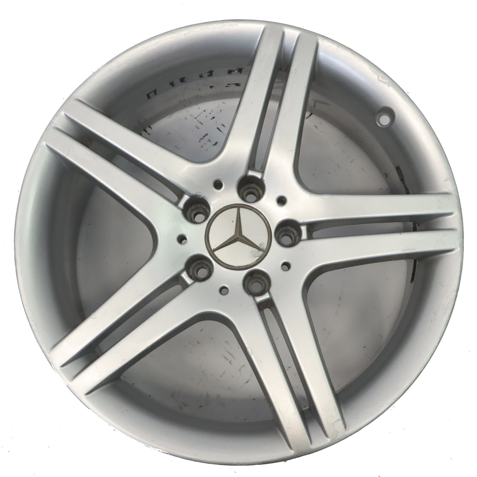 Mercedes W203 Silver 5-Double Spoke 18" ET:30 8,5J A2034015602