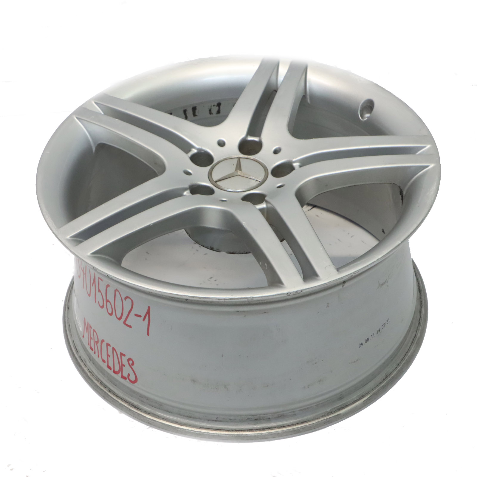 Mercedes W203 Silver 5-Double Spoke 18" ET:30 8,5J A2034015602