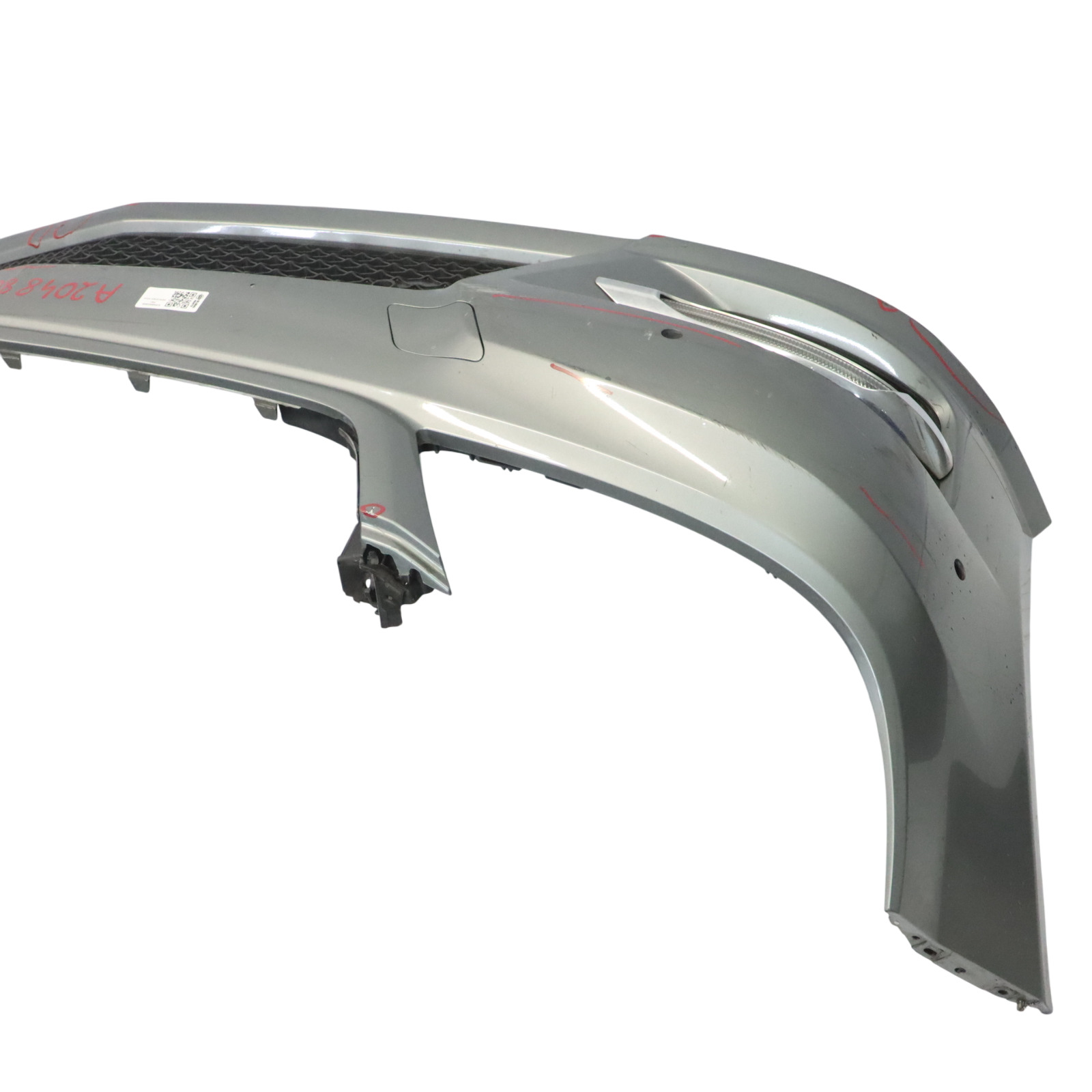 Mercedes W204 Front Bumper AMG Trim Panel Cover Palladium Silver Metallic - 792