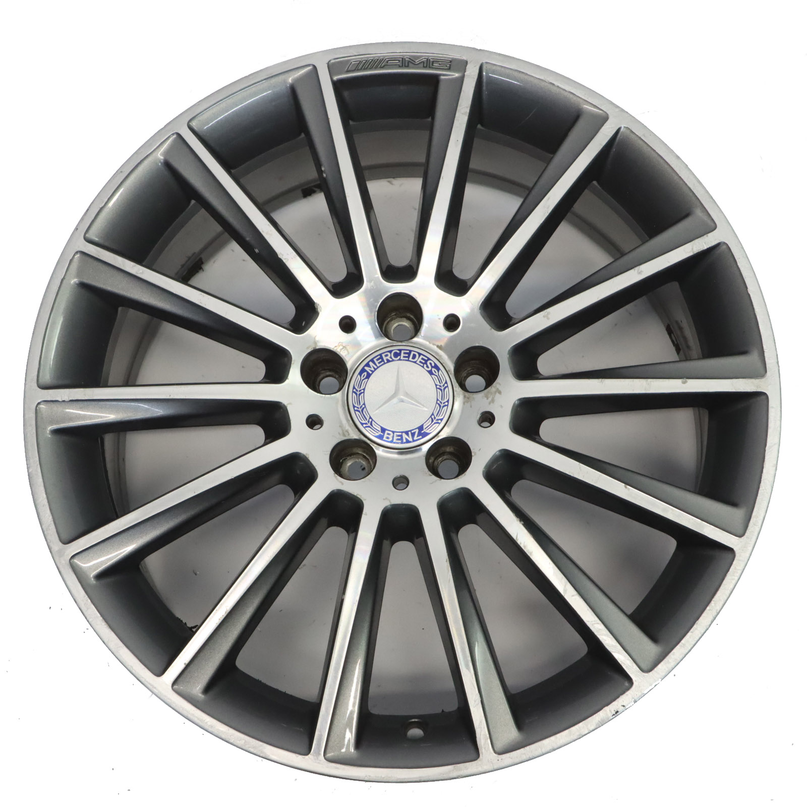 Mercedes W205 Front Alloy Wheel Rim AMG 19" ET:44 7,5J 14 Spoke A2054011300