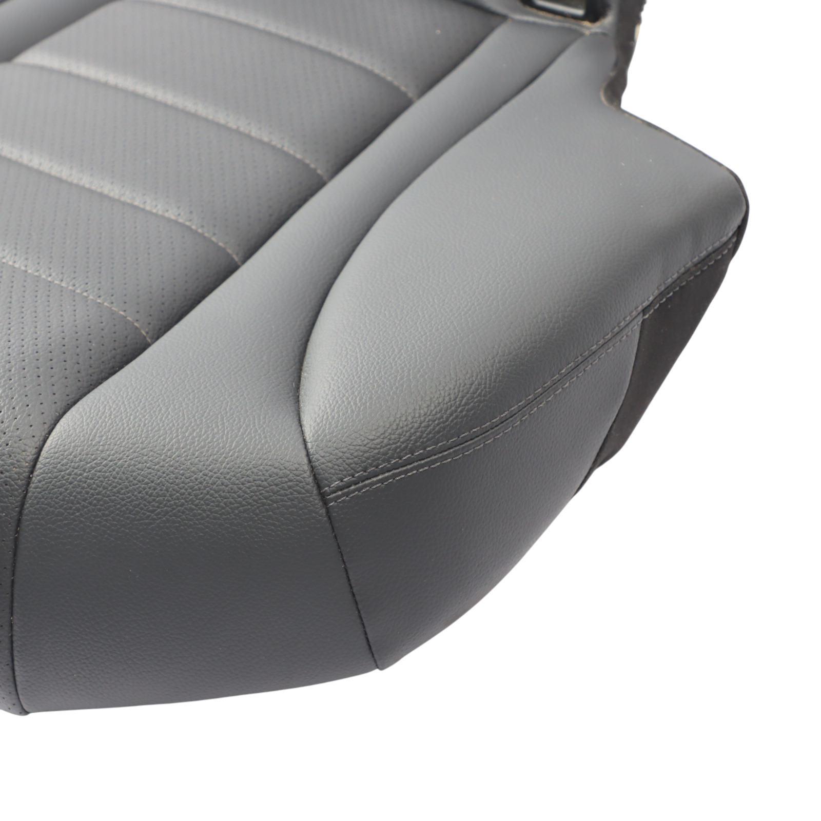 Mercedes W205 Rear Seat Bench Couch Covering Trim Black Imitation Leather