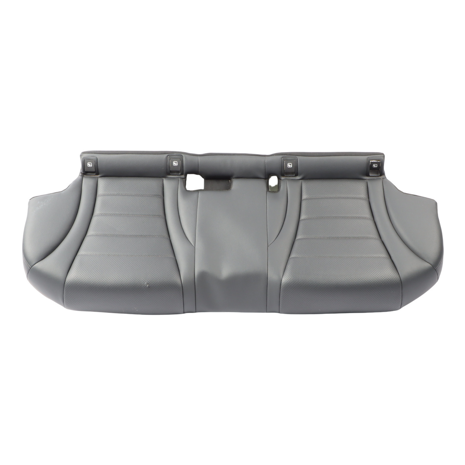 Mercedes W205 Rear Seat Bench Couch Covering Trim Black Imitation Leather