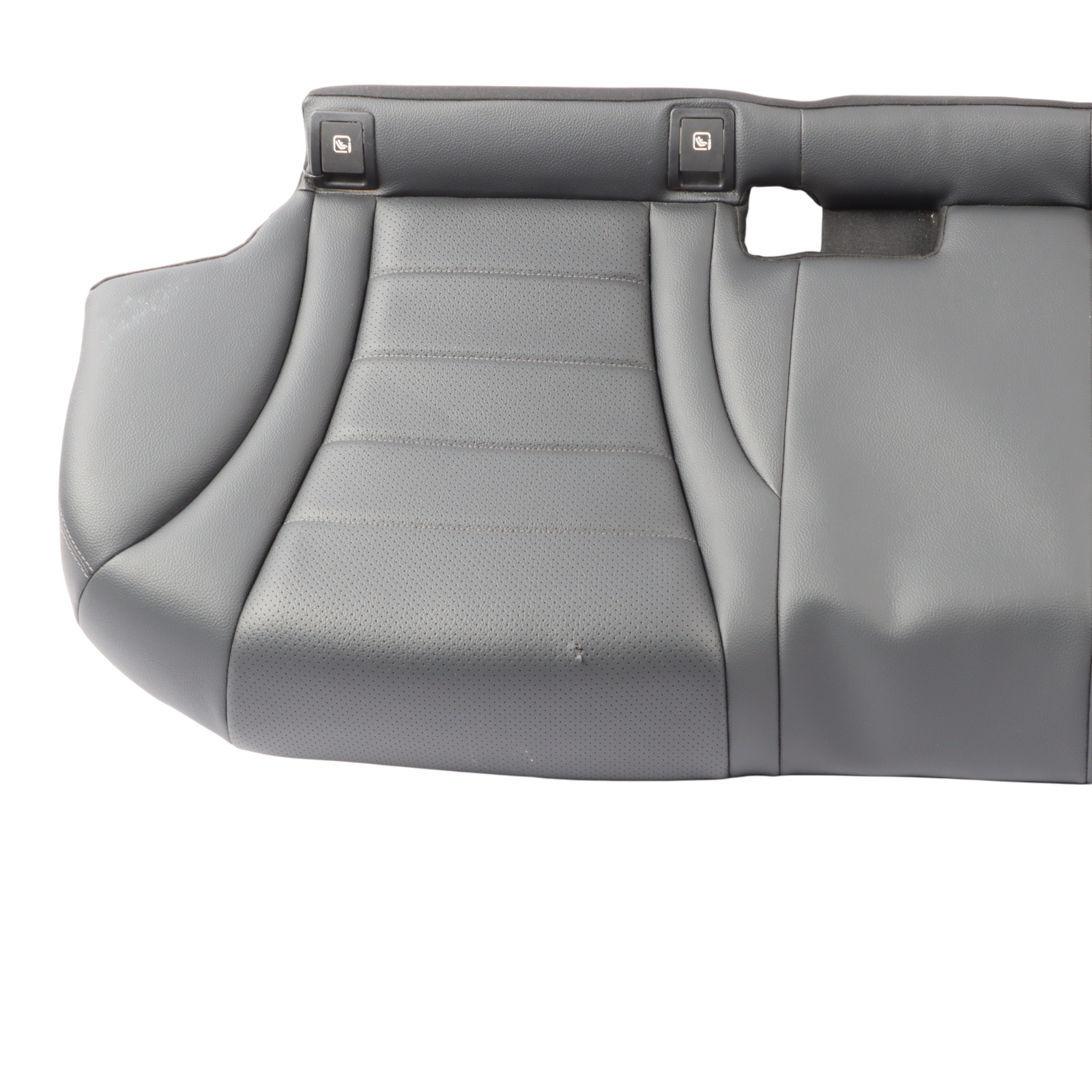 Mercedes W205 Rear Seat Bench Couch Covering Trim Black Imitation Leather